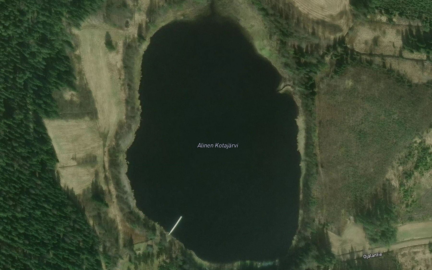Satellite map of the Alinen Kotajarvi