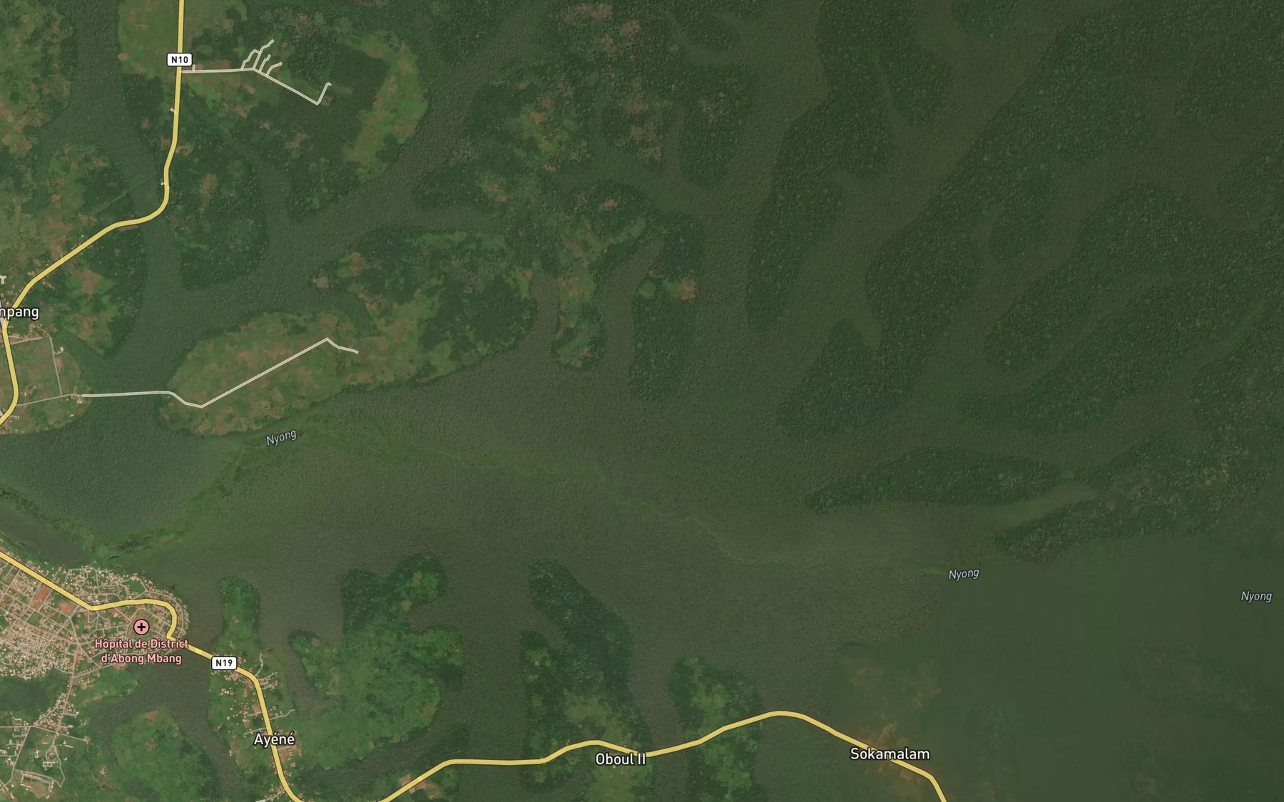 Satellite map of the Tsichi