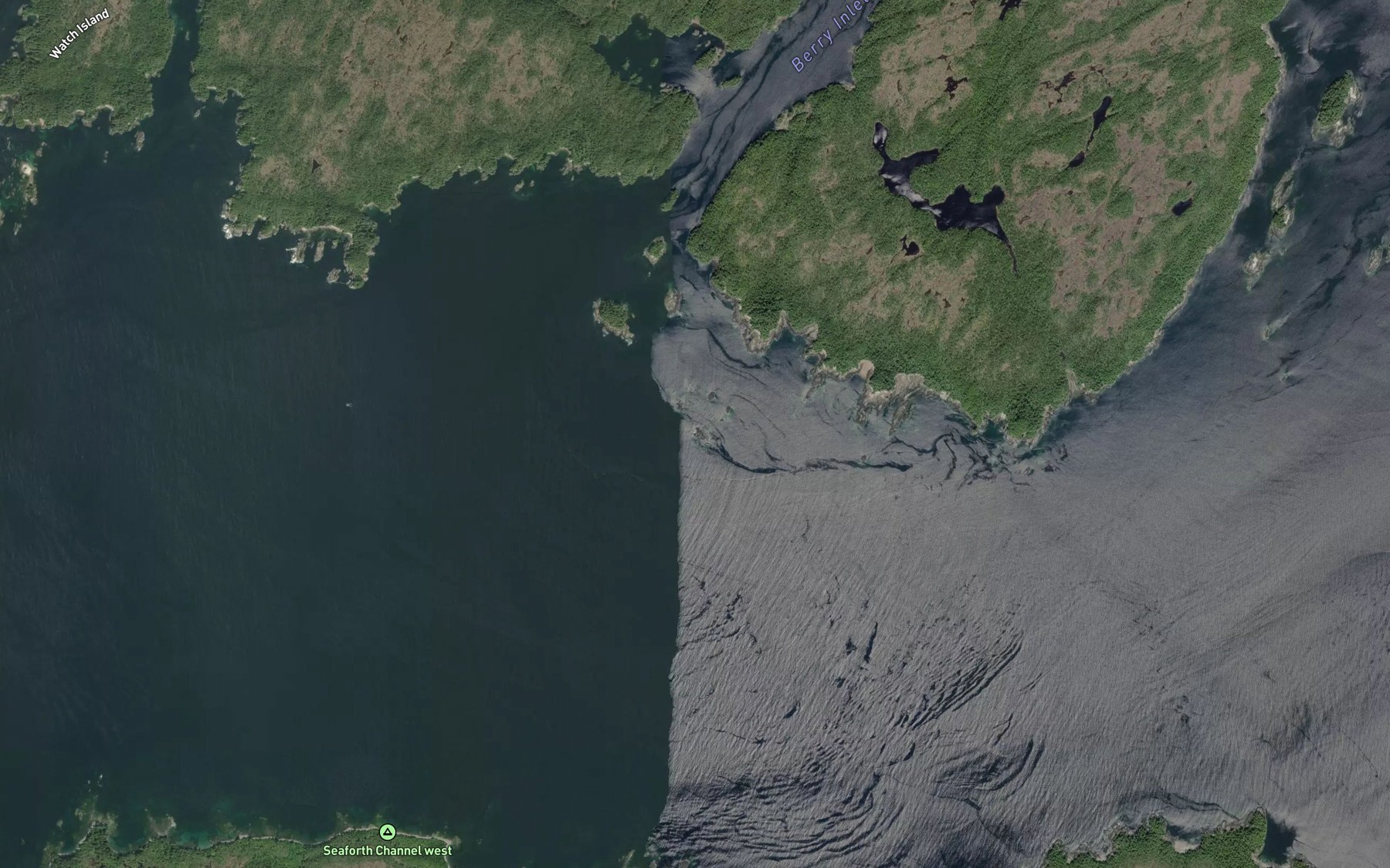 Satellite map of the Porter Reef