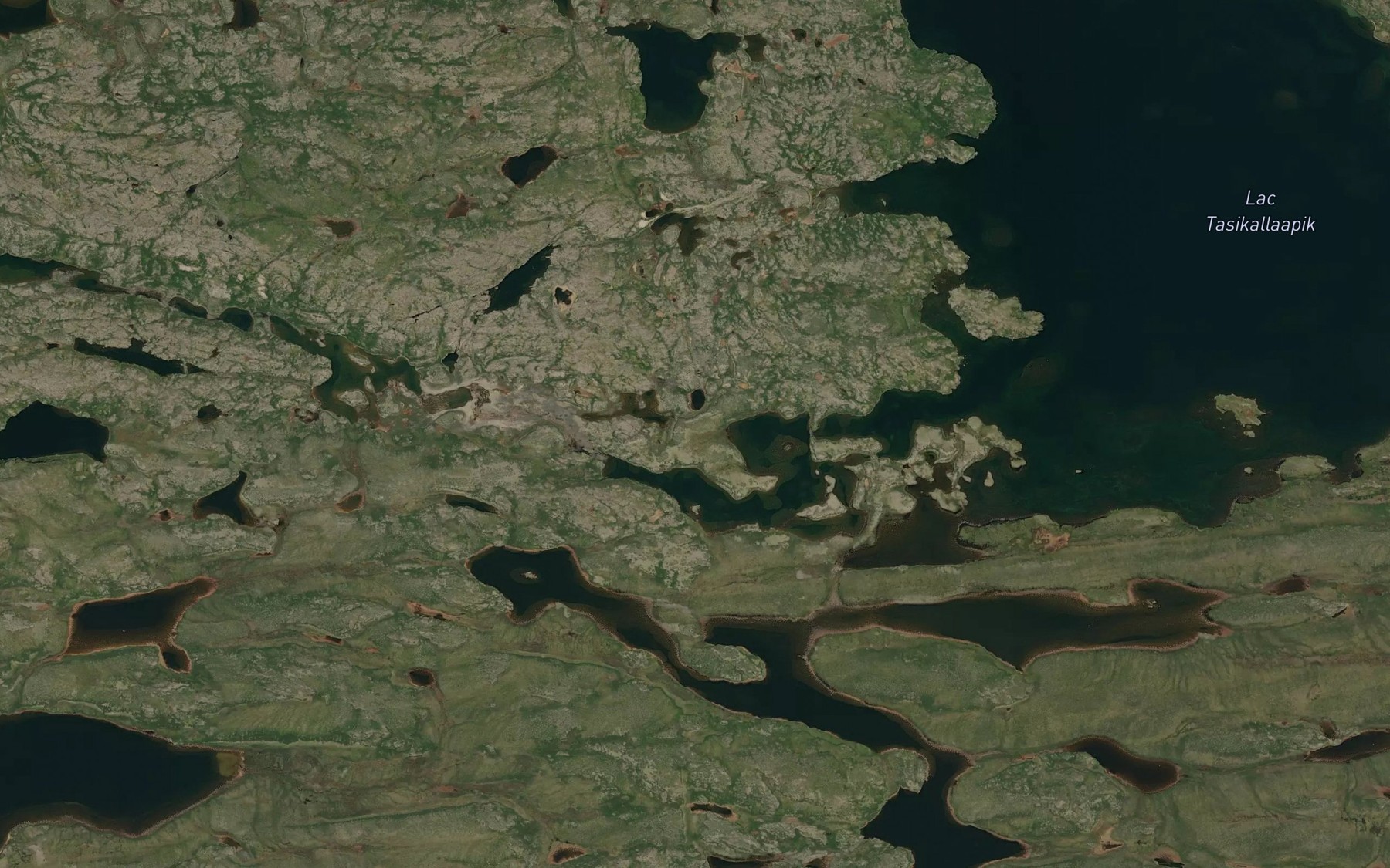 Satellite map of the Passe Aariaq