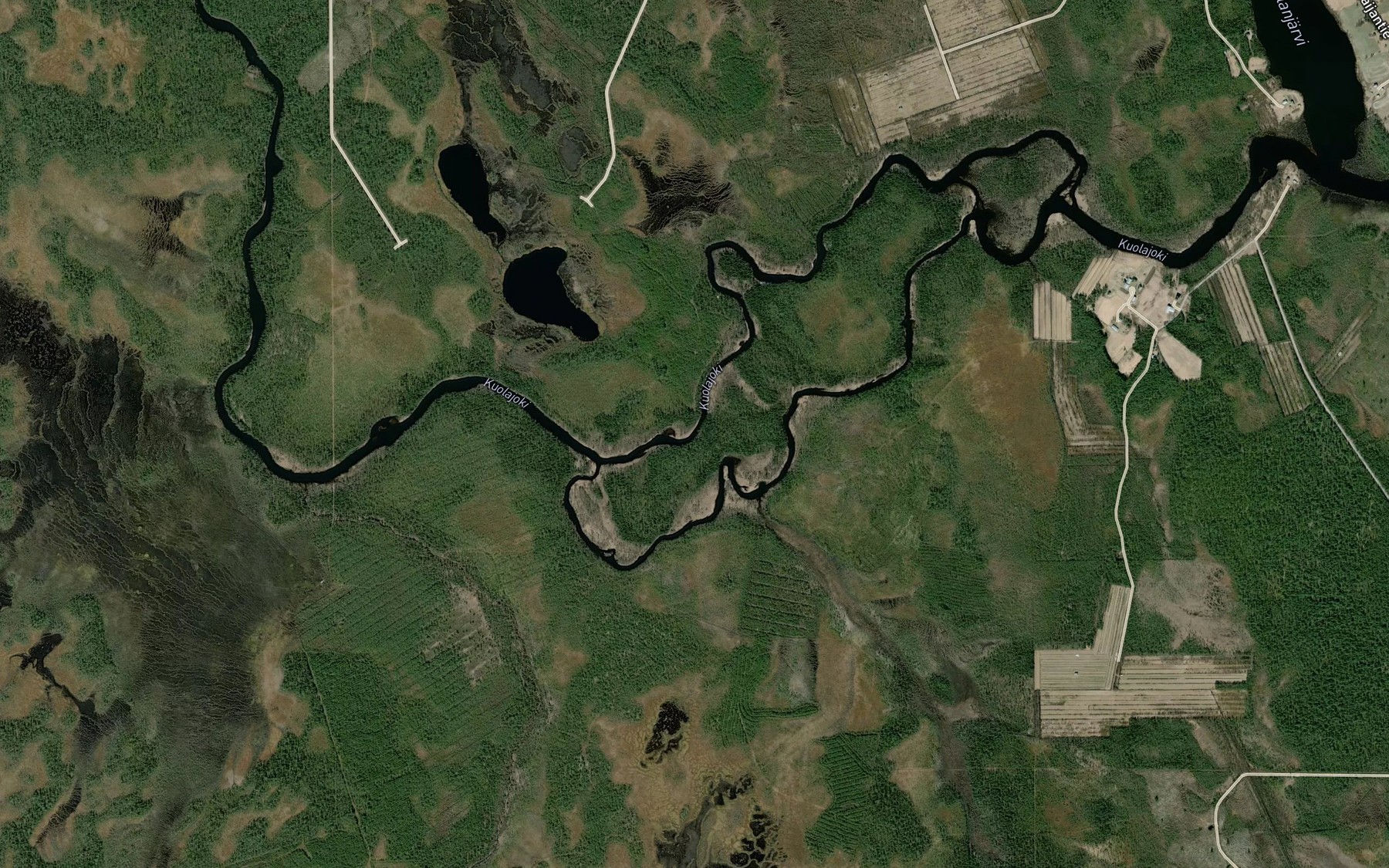 Satellite map of the Isopuvas