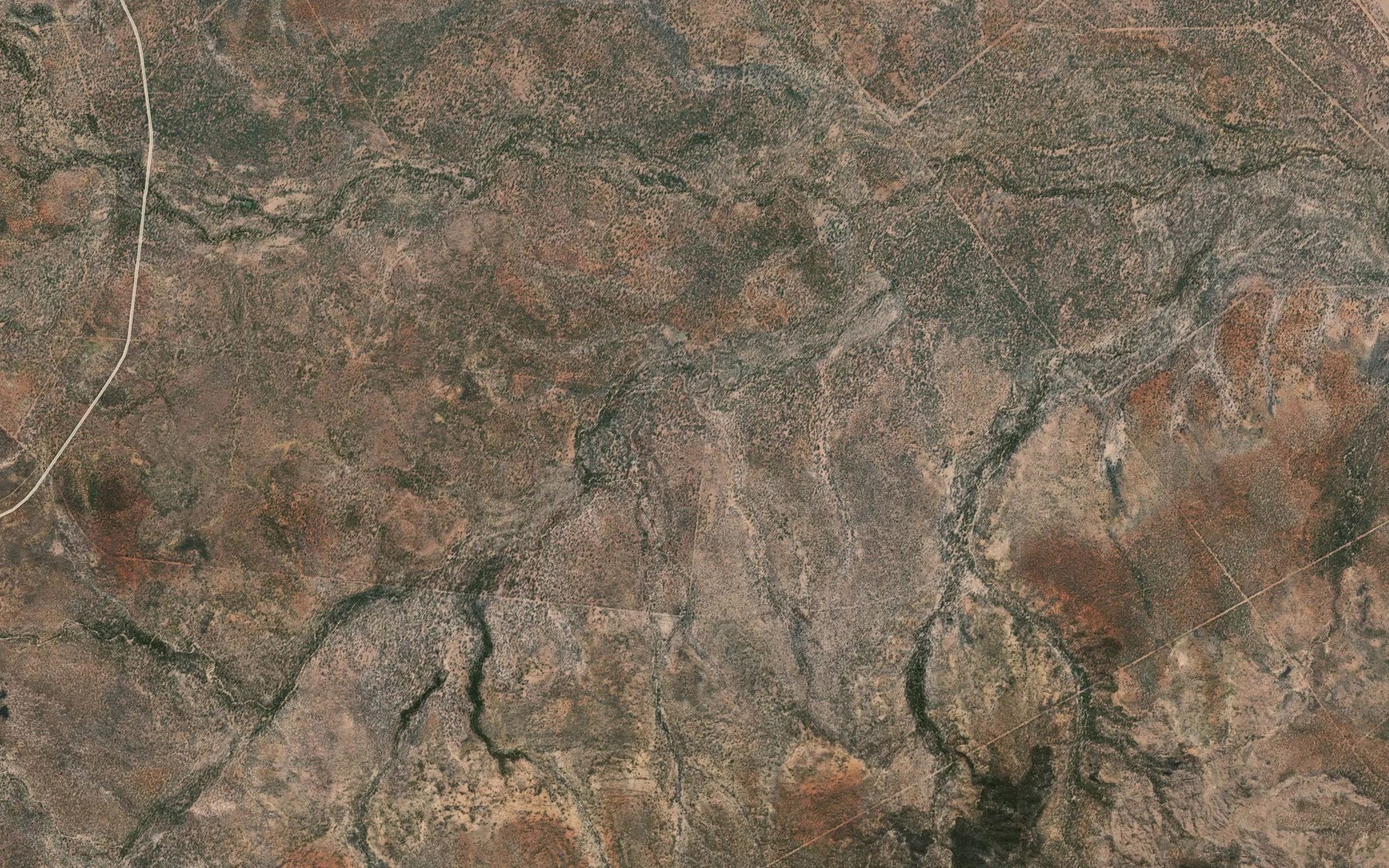 Satellite map of the Spear Creek