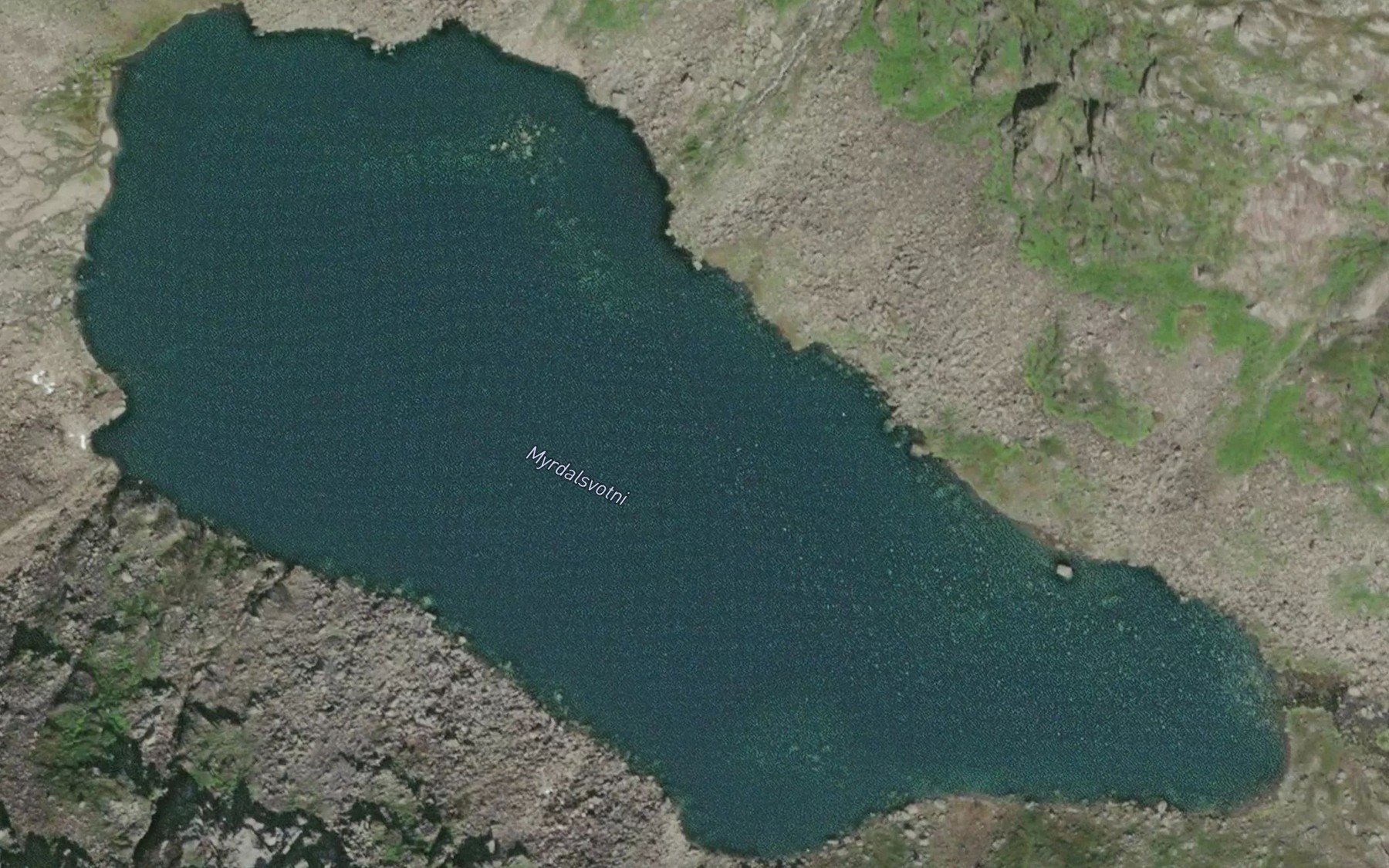 Satellite map of the Myrdalsvotni