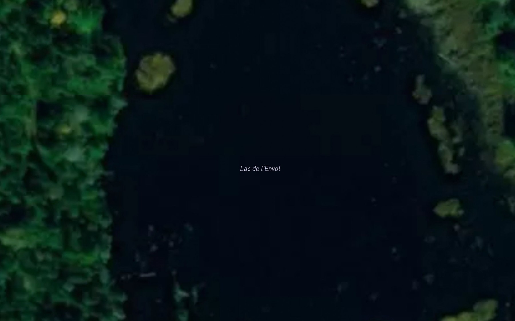 Satellite map of the Lac de l'Envol