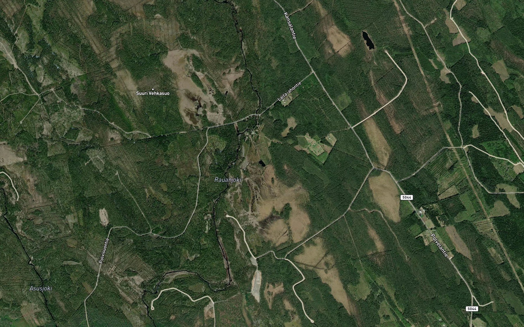 Satellite map of the Myllylampi