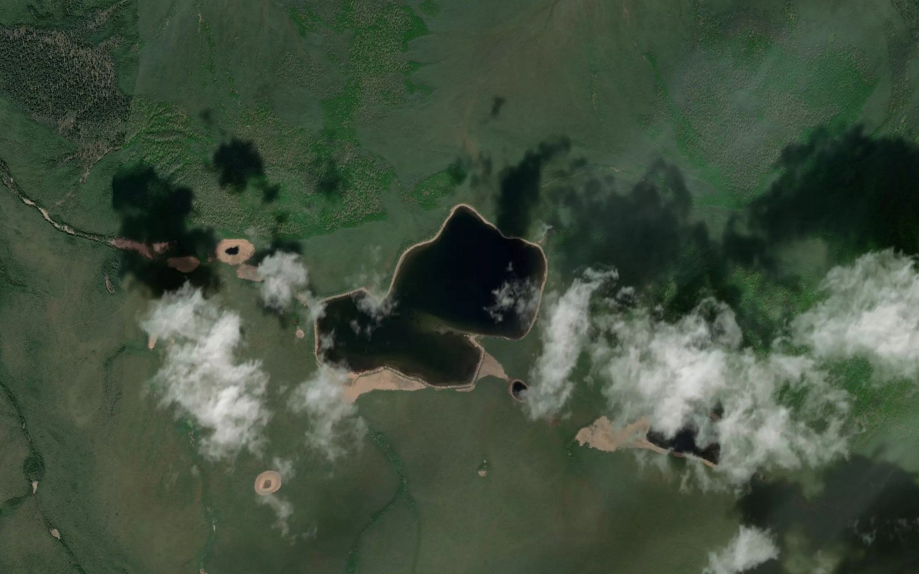 Satellite map of the Koole Lake