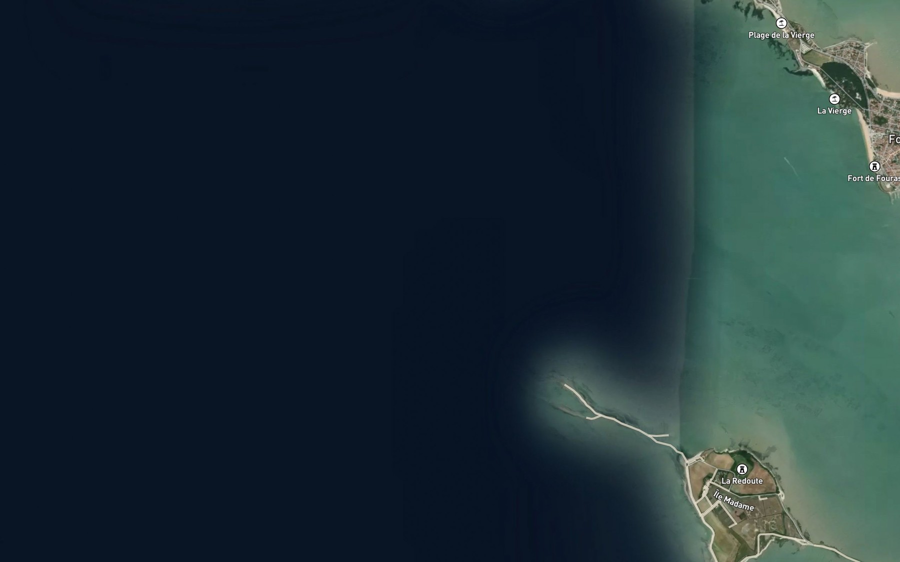Satellite map of the Le Porterat
