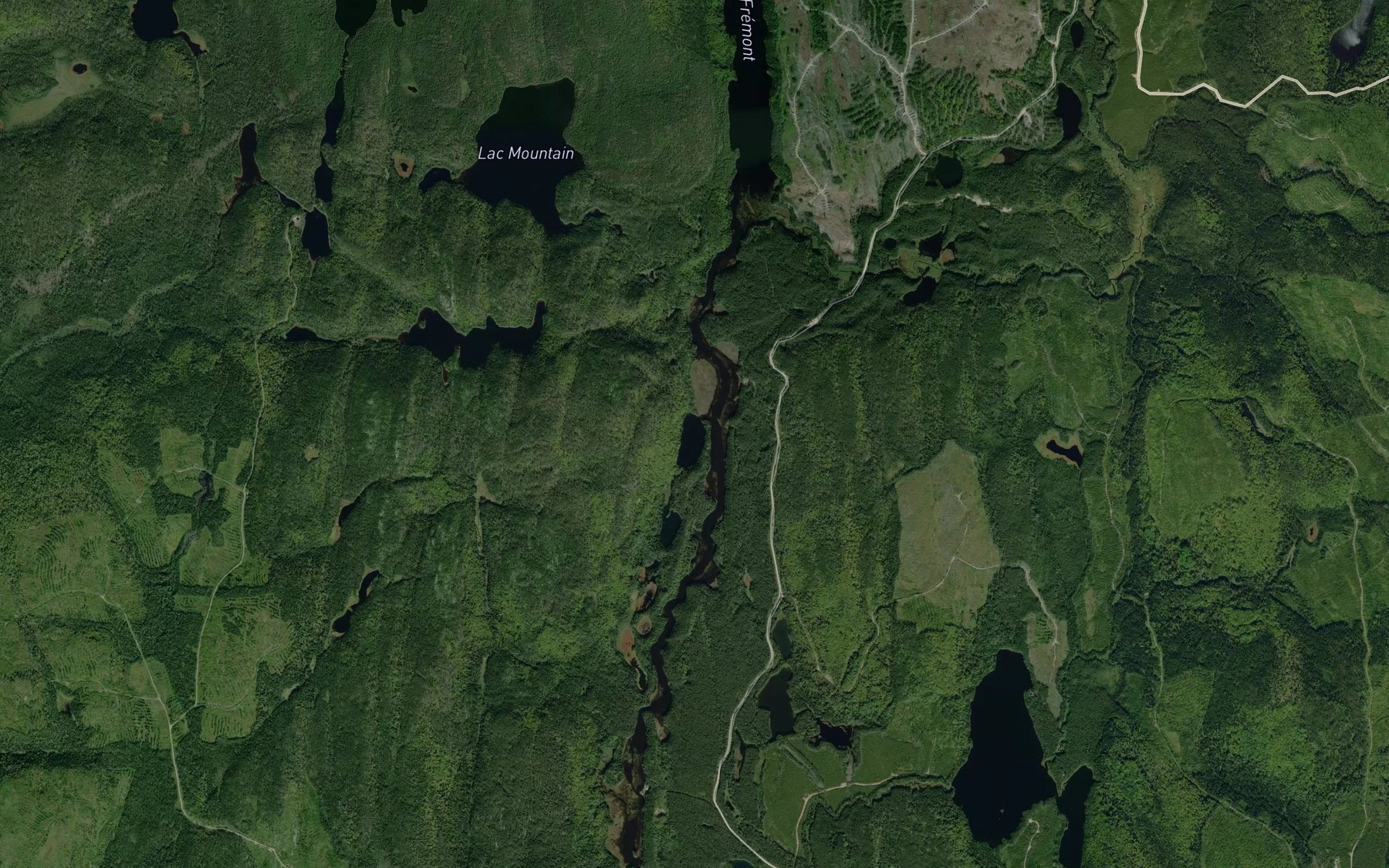 Satellite map of the Baie Flyn