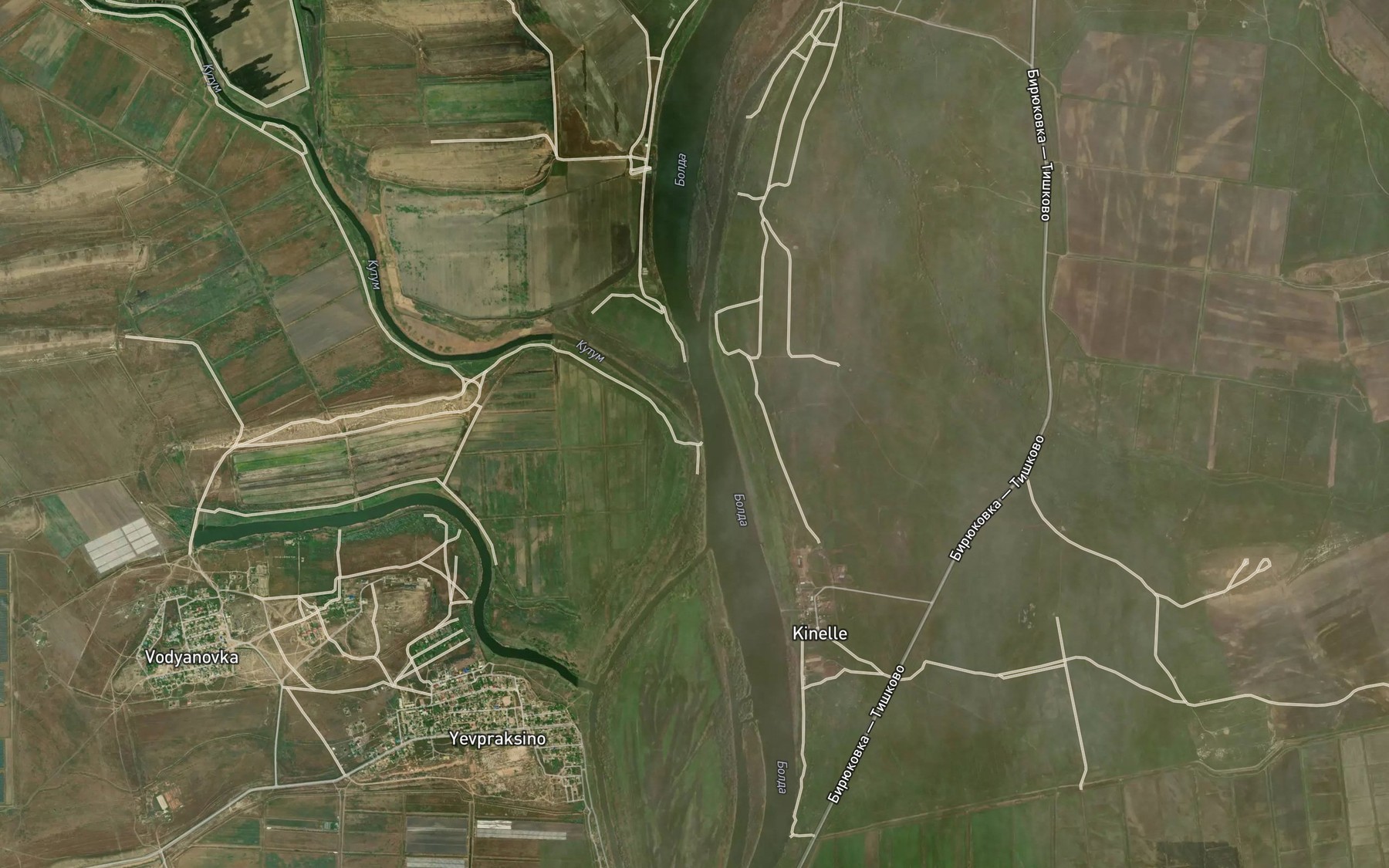 Satellite map of the Kutum