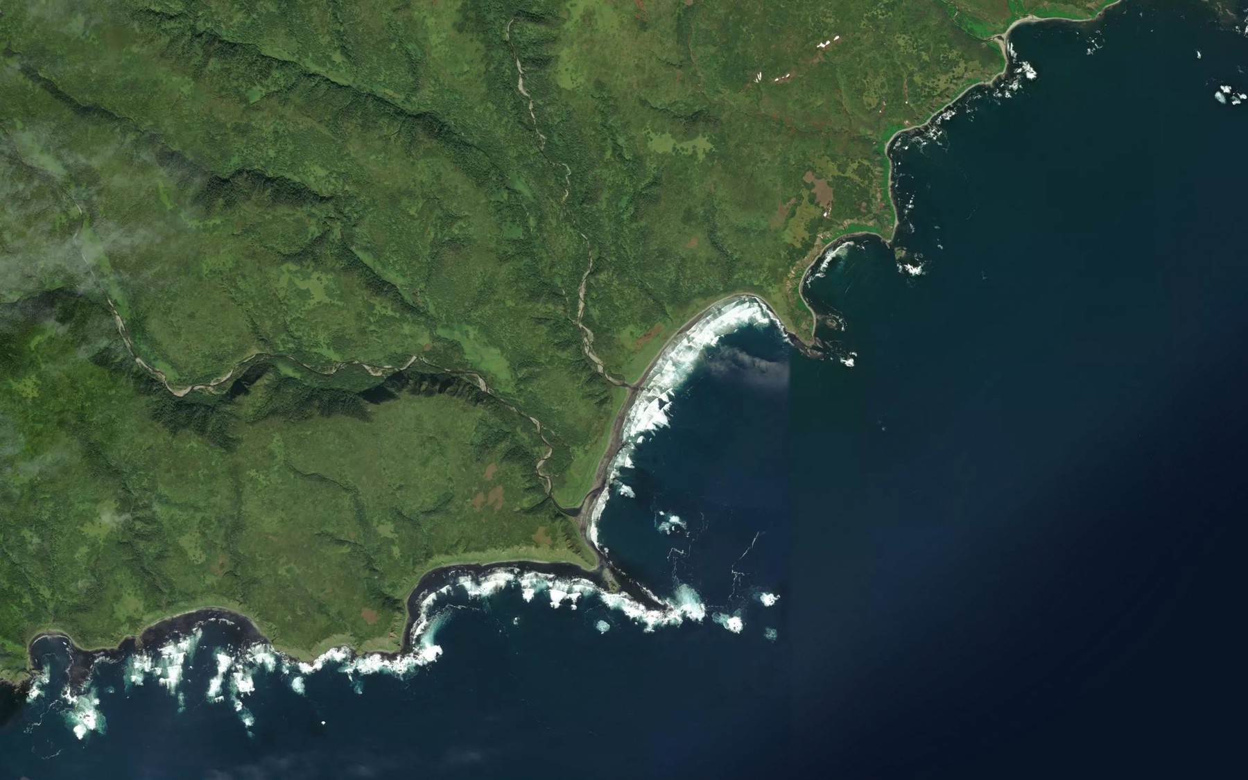 Satellite map of the Skoba