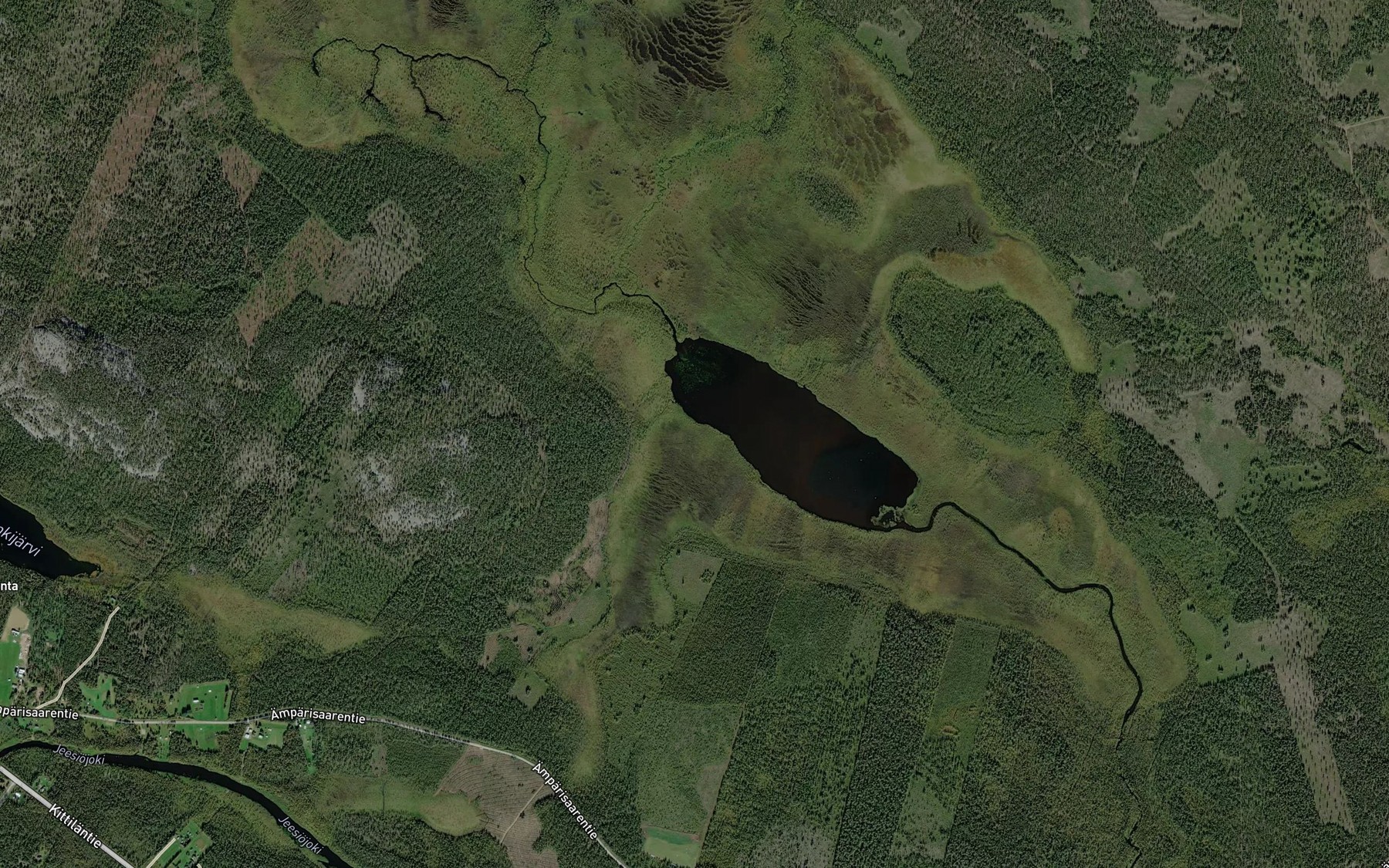Satellite map of the Perttamojarvi