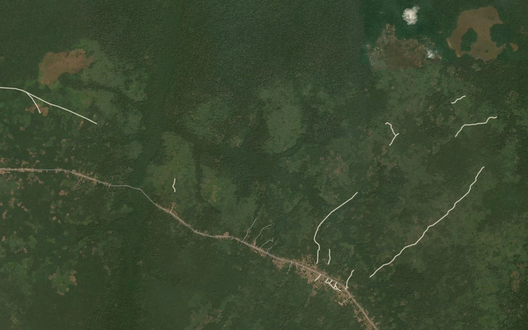 Satellite map of the Kasaye