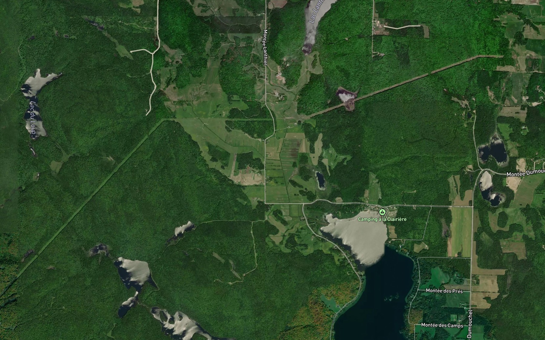 Satellite map of the Ruisseau Meilleur