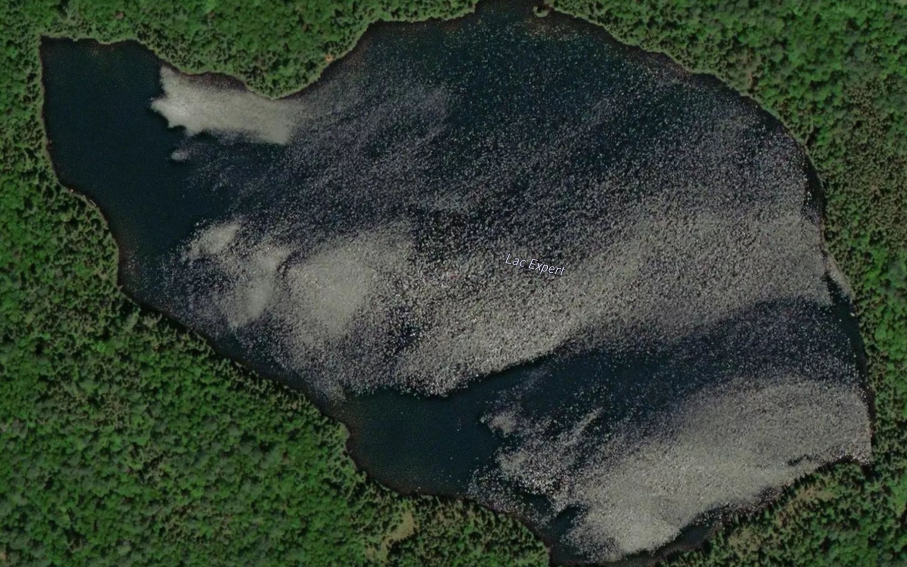 Satellite map of the Lac Expert