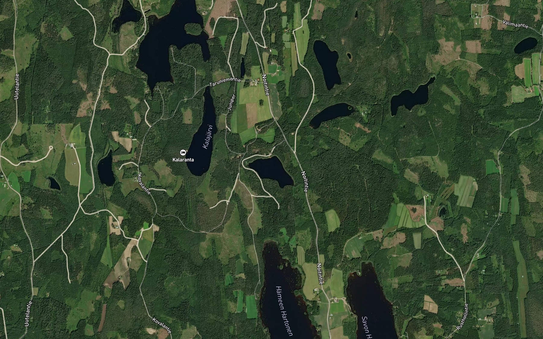 Satellite map of the Lylylampi