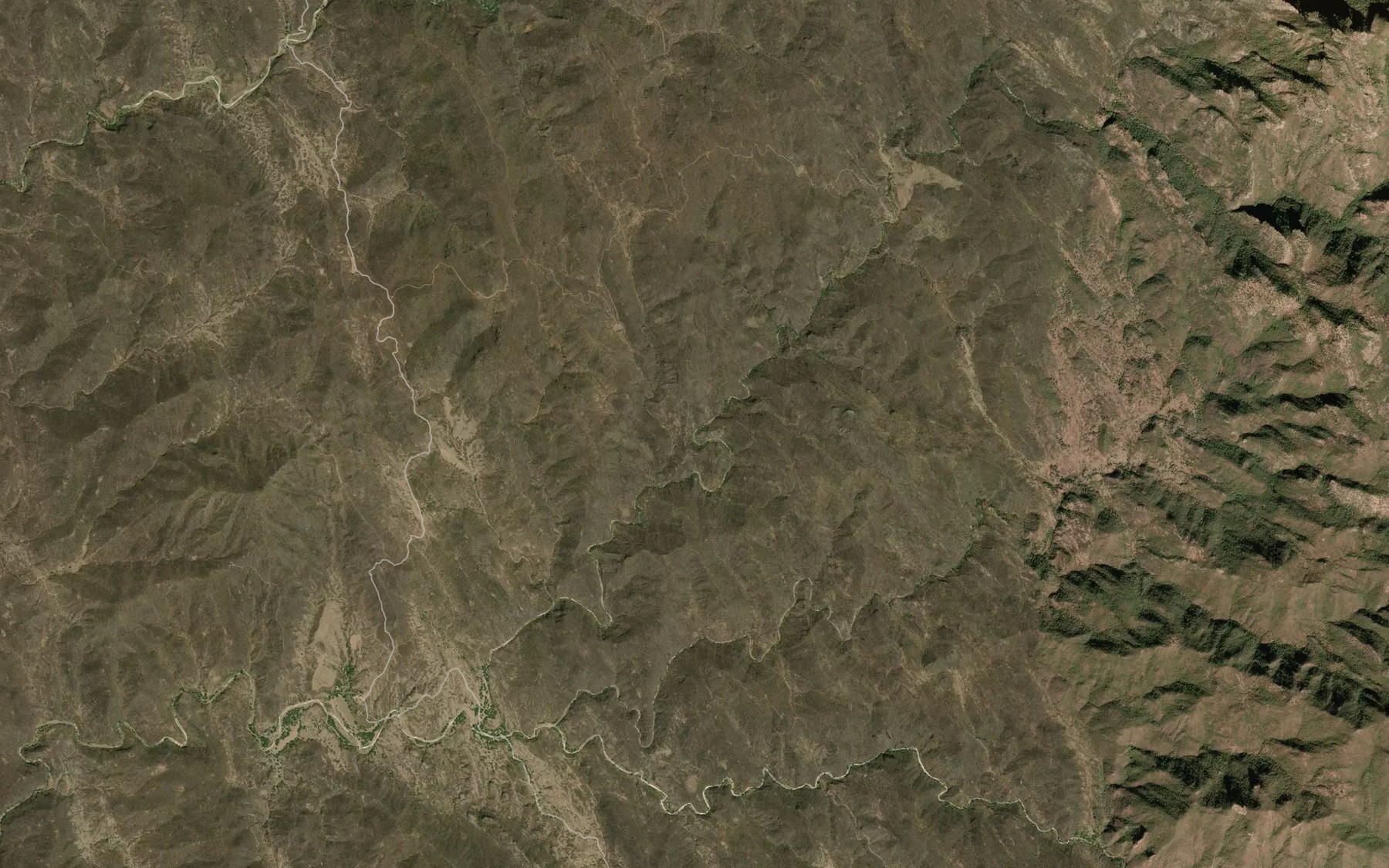 Satellite map of the Canada Los Pinitos