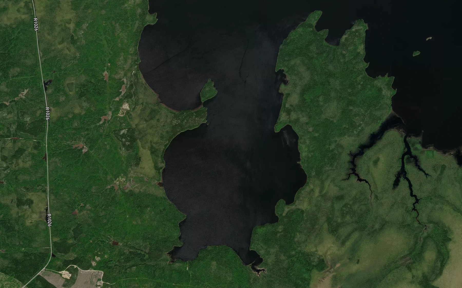 Satellite map of the Baie Laurent