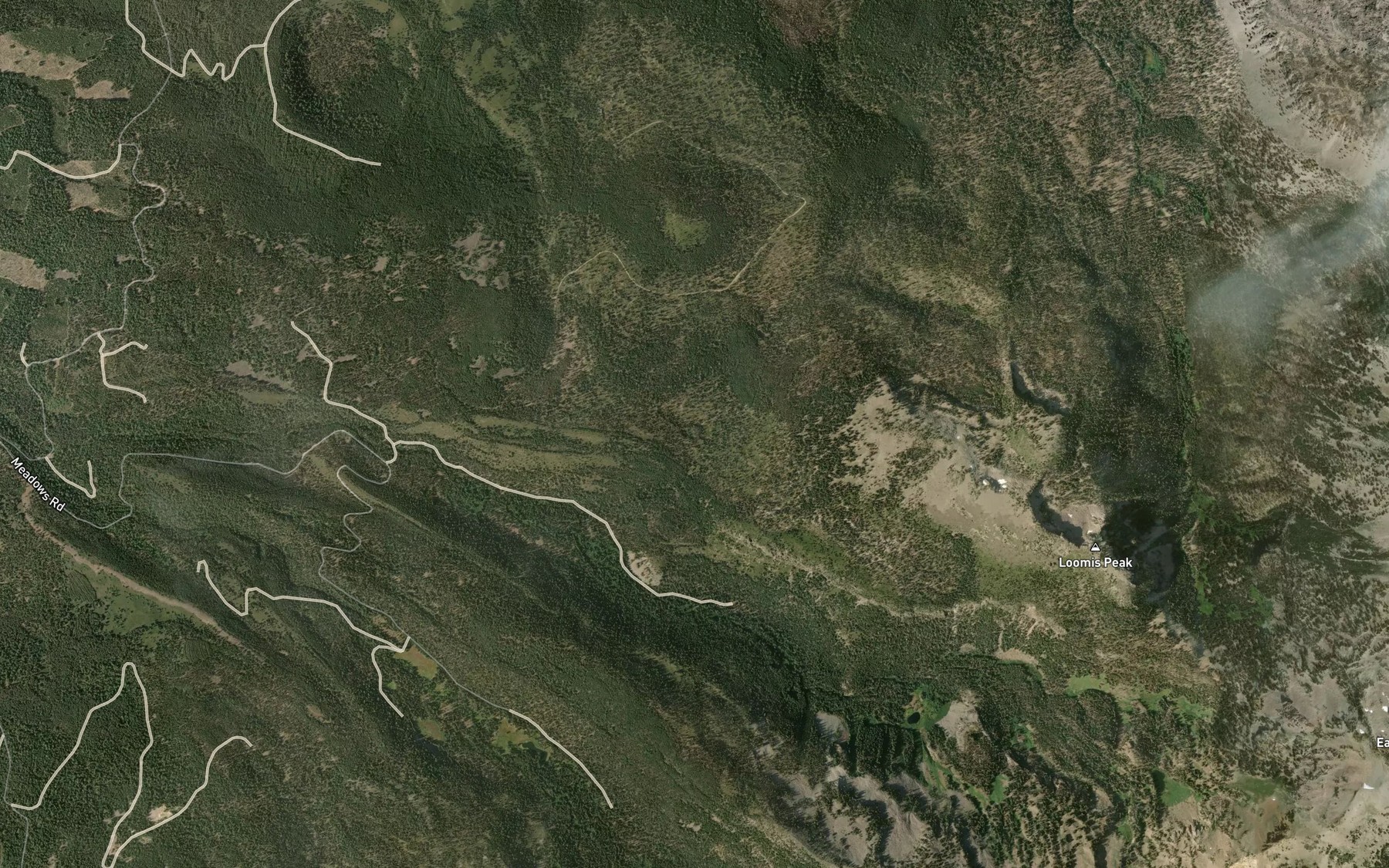 Satellite map of the Onion Springs