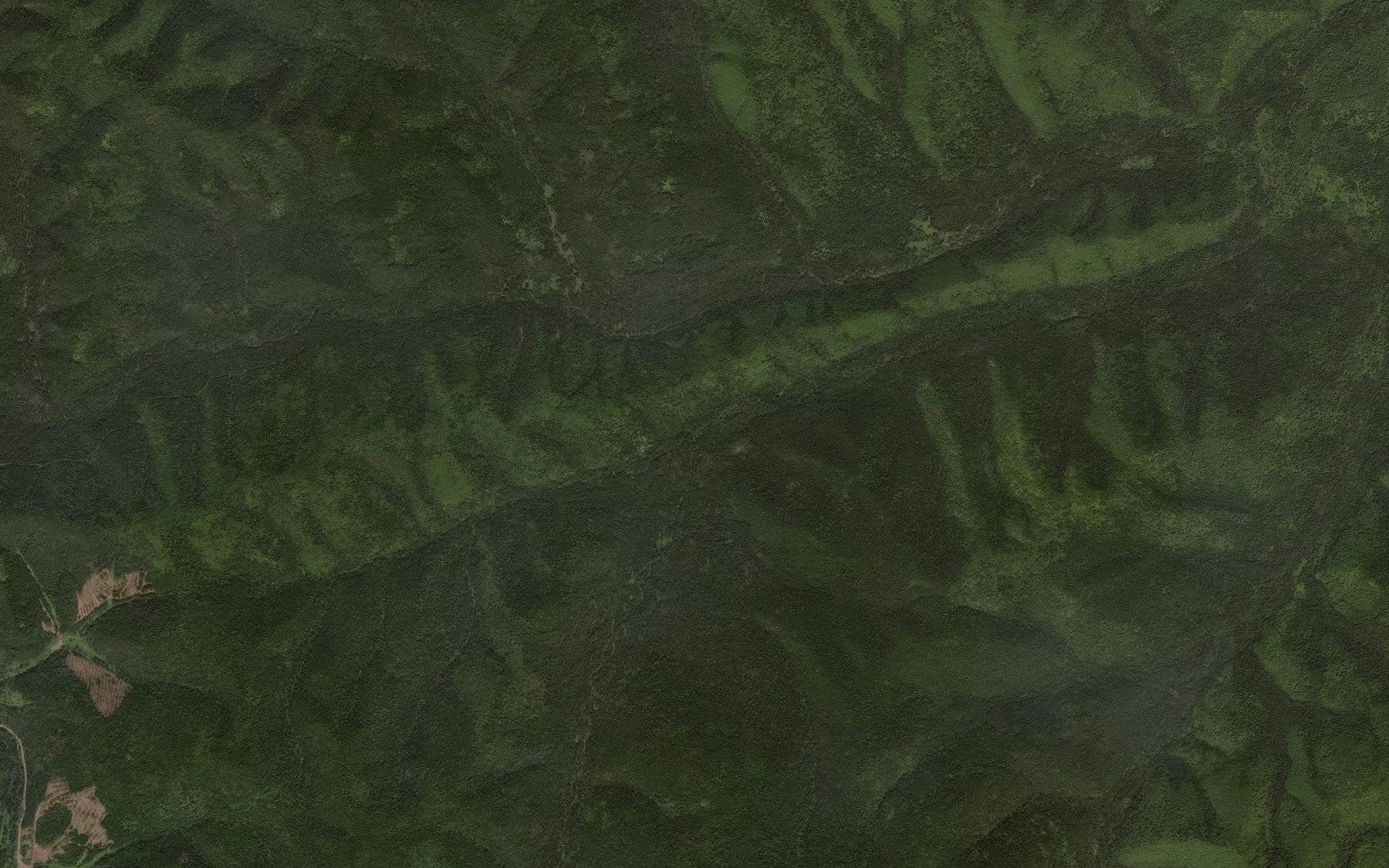 Satellite map of the Glubokaya