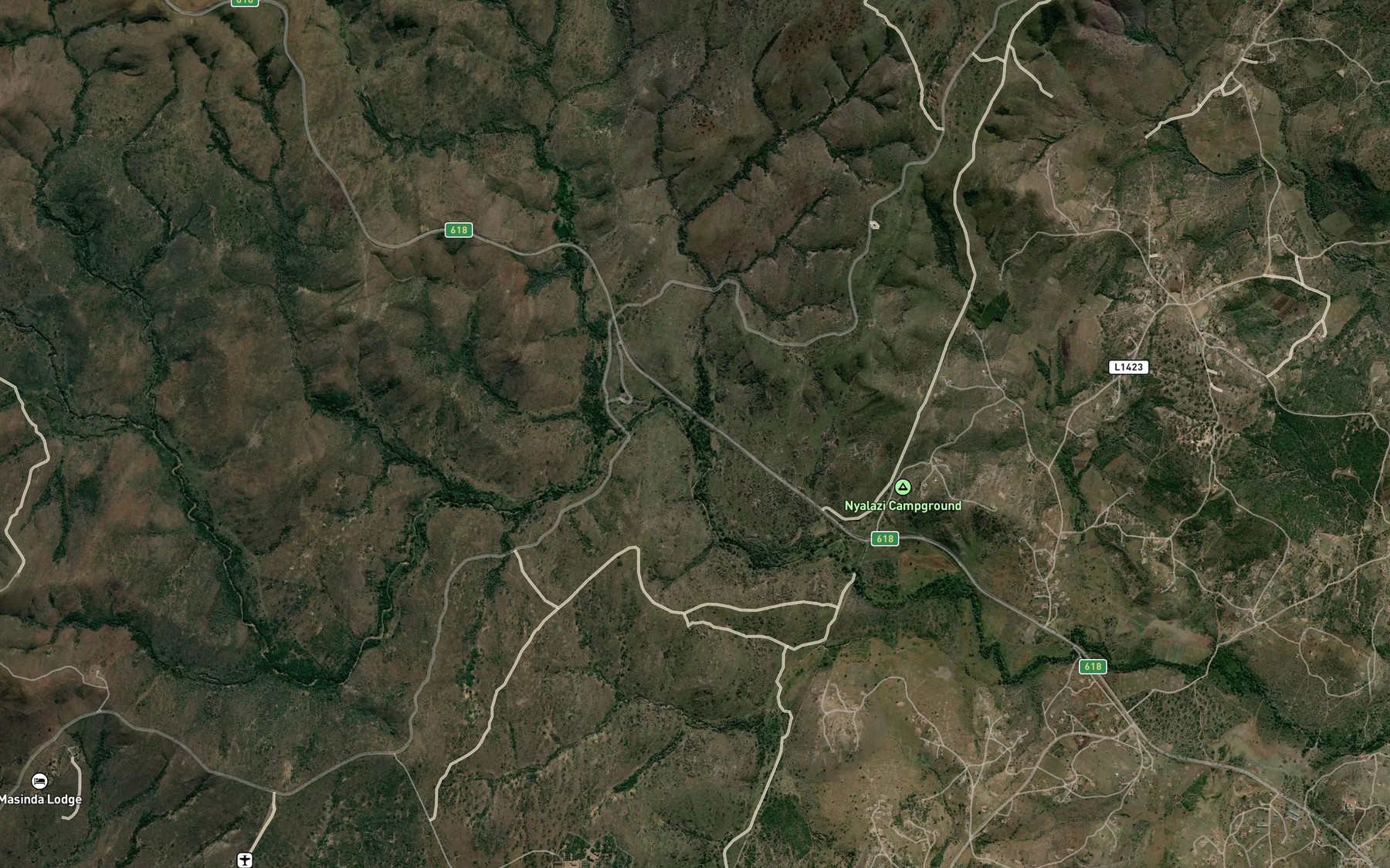 Satellite map of the Mpisaneni
