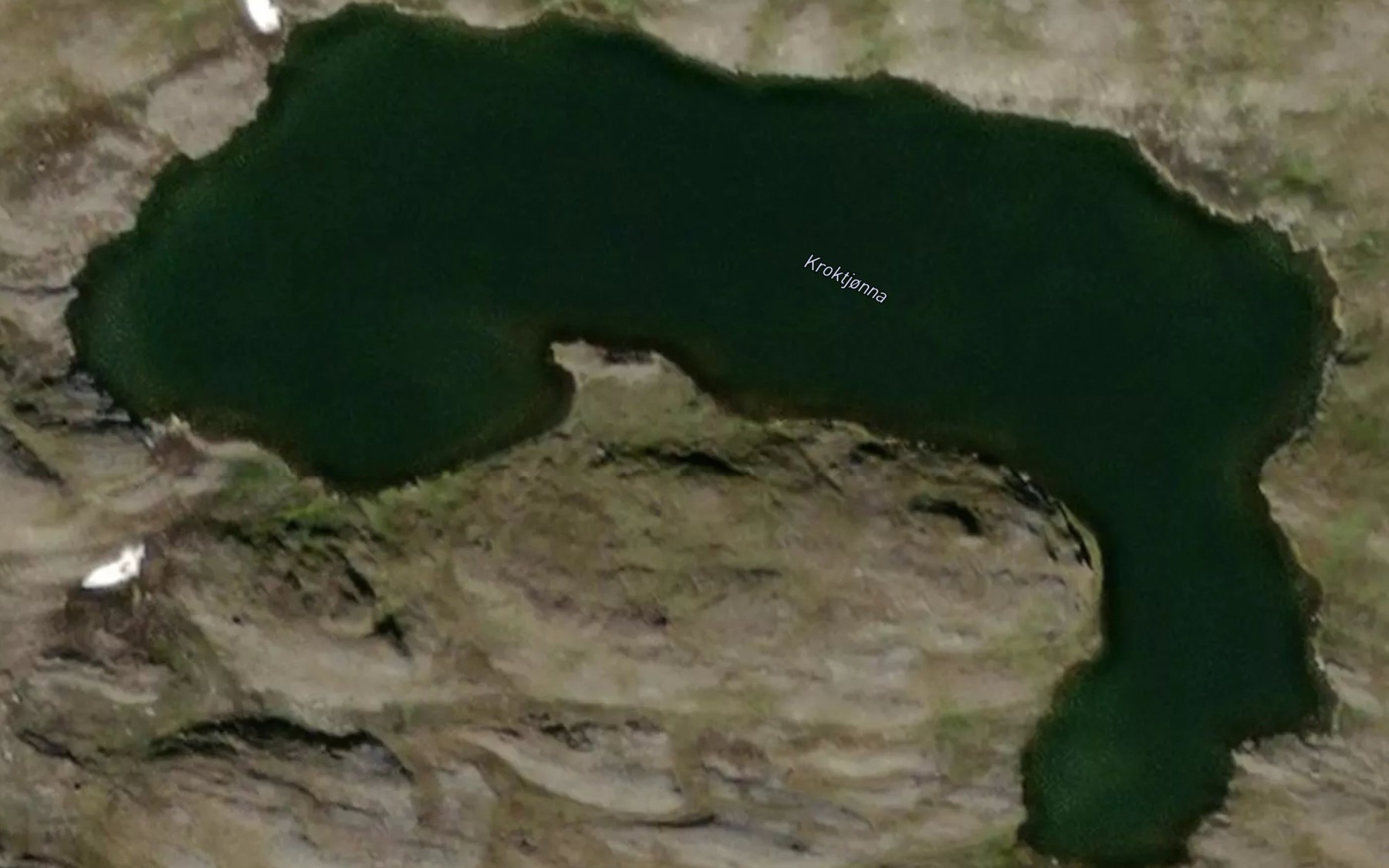 Satellite map of the Kroktjonna