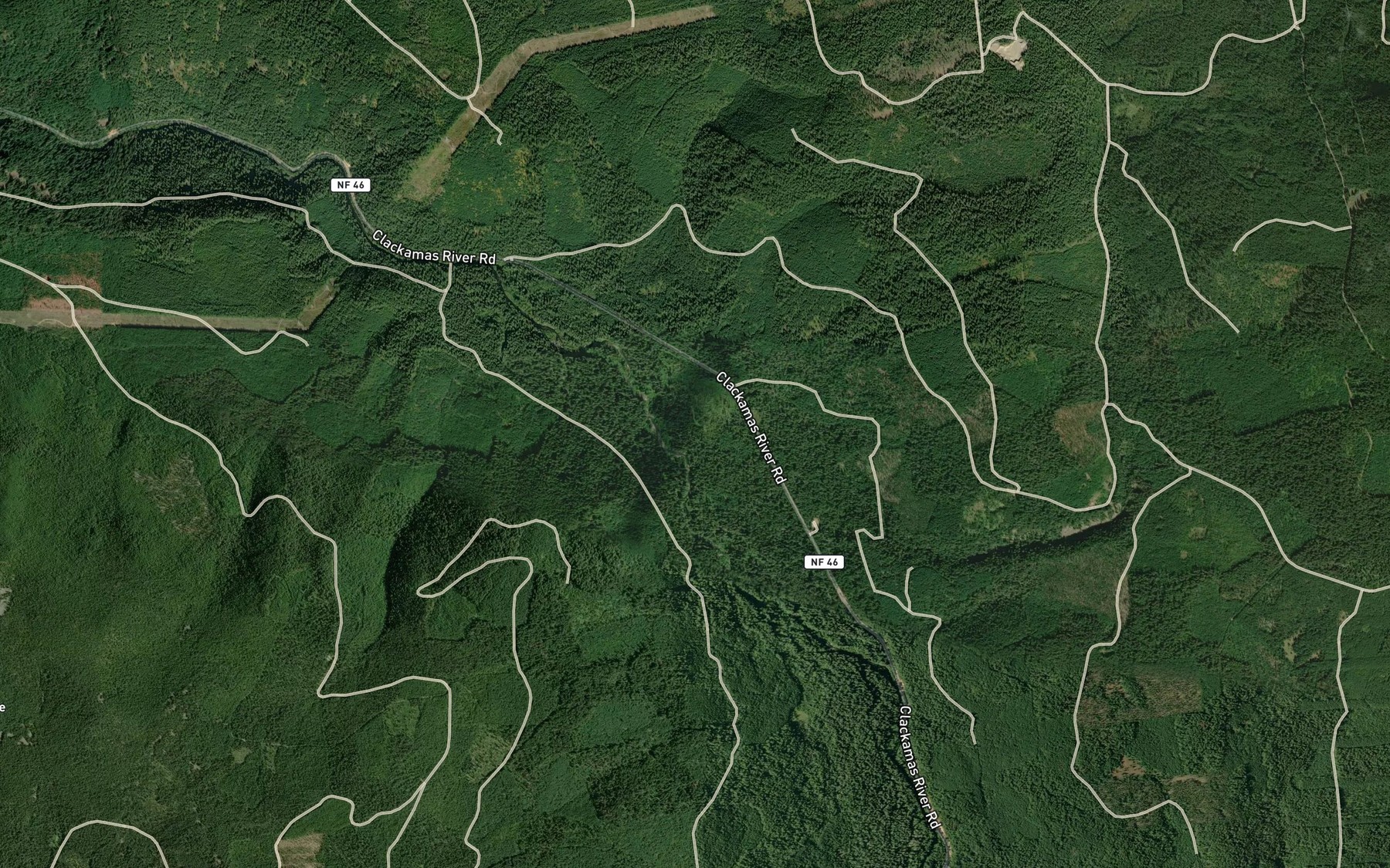 Satellite map of the Big Bottom