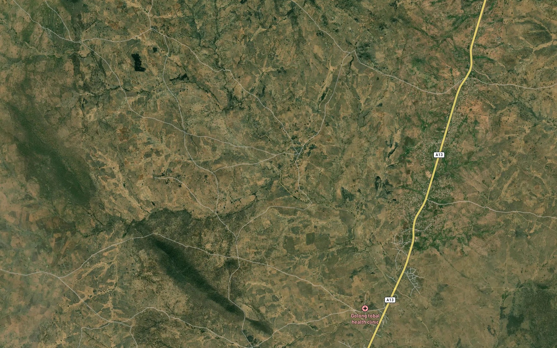 Satellite map of the Mayel Hona