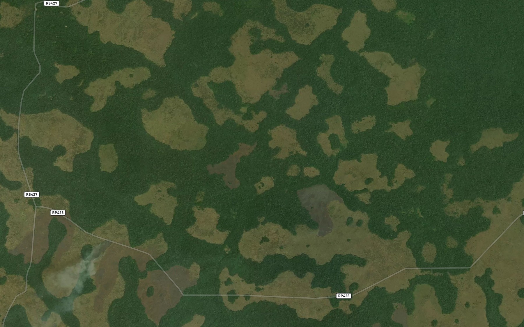 Satellite map of the Zioto