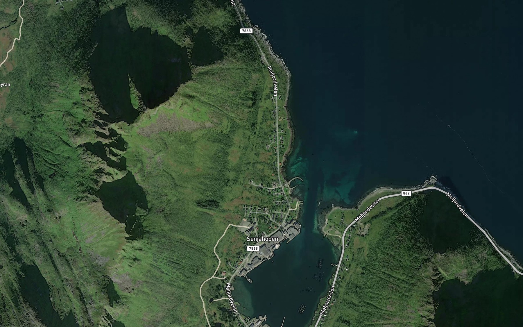 Satellite map of the Sirielva