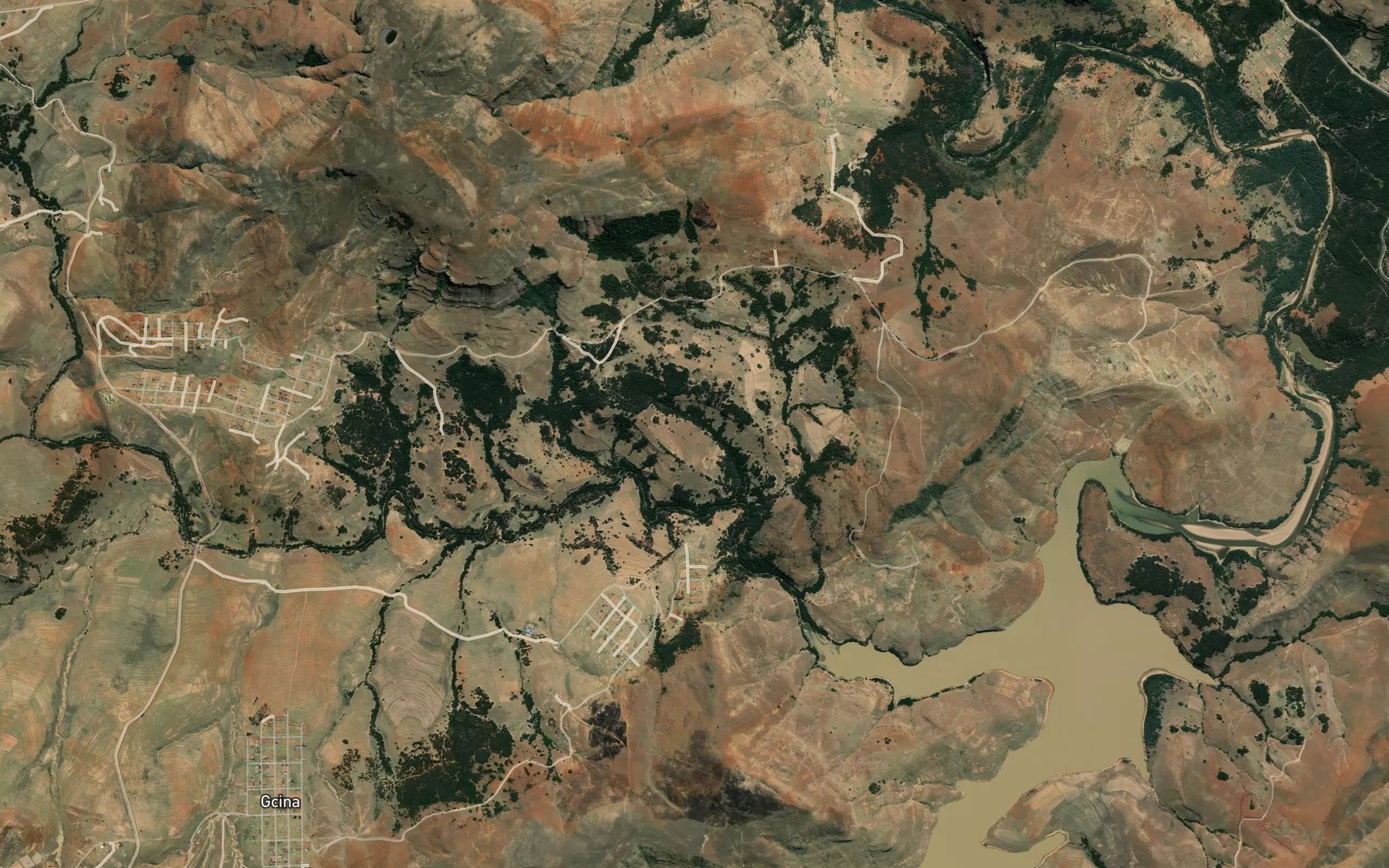 Satellite map of the Ngxingwem