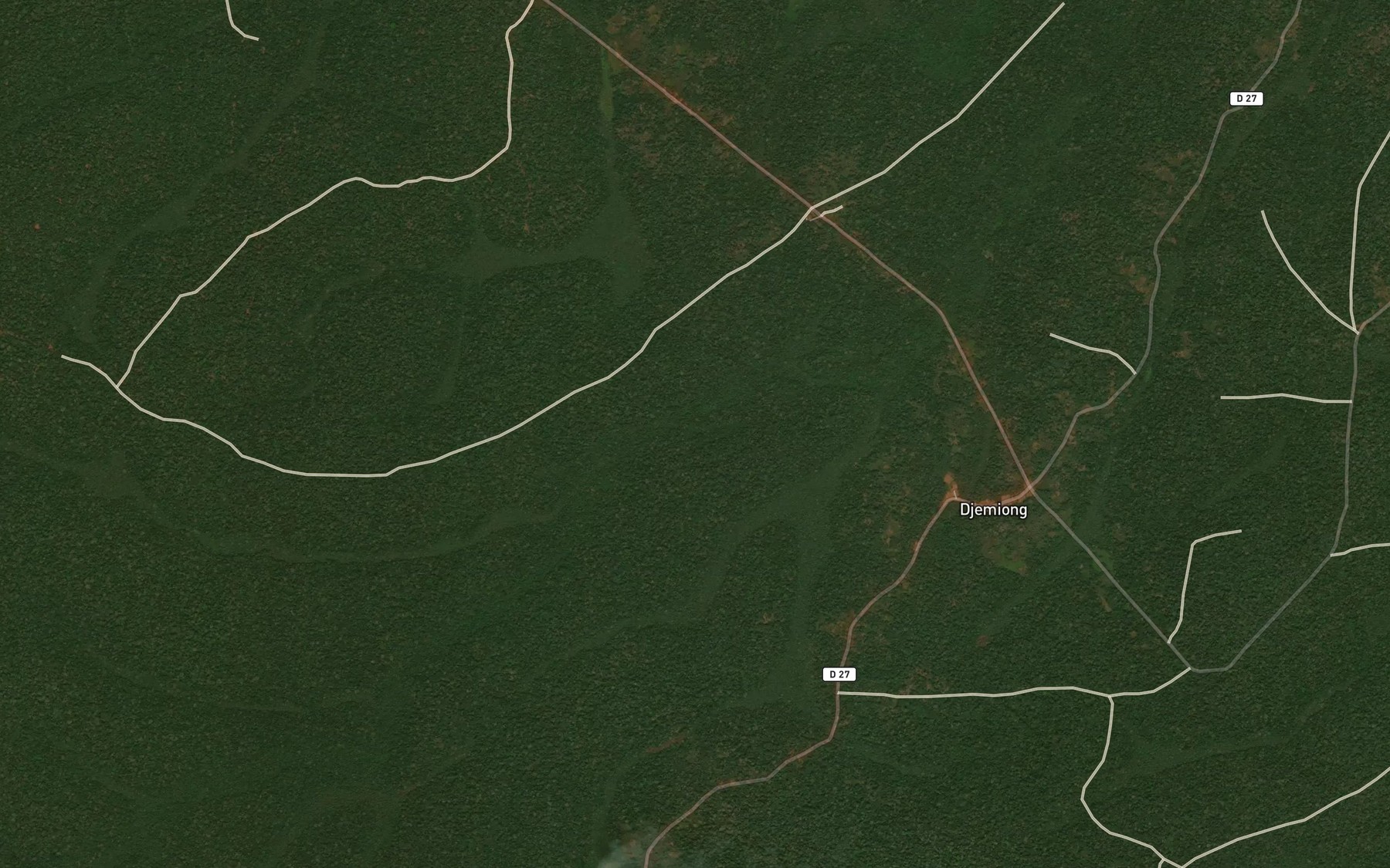 Satellite map of the Ate