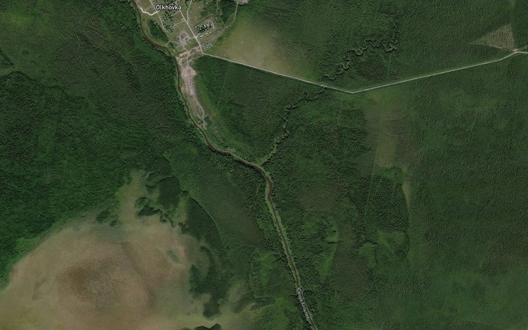 Satellite map of the Verkhniy Mal
