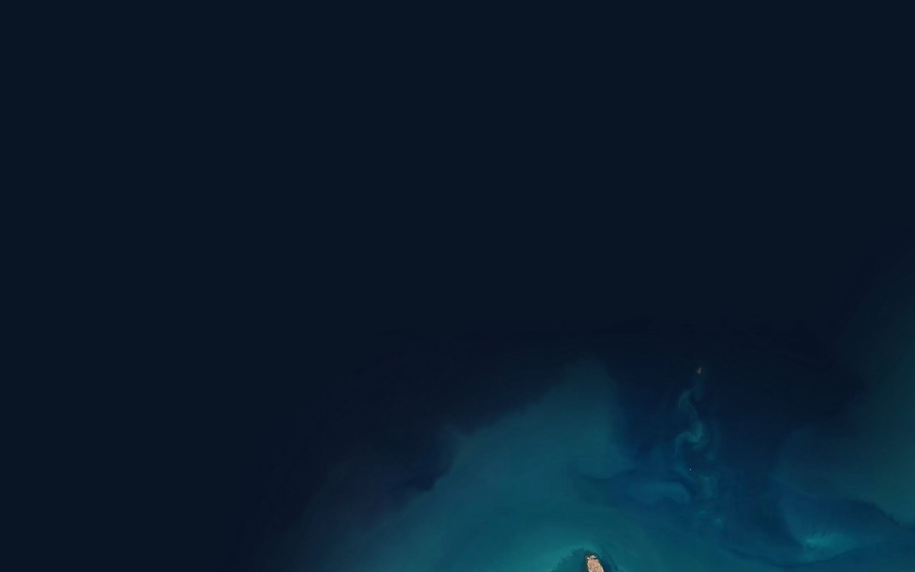 Satellite map of the Lorinna Shoal
