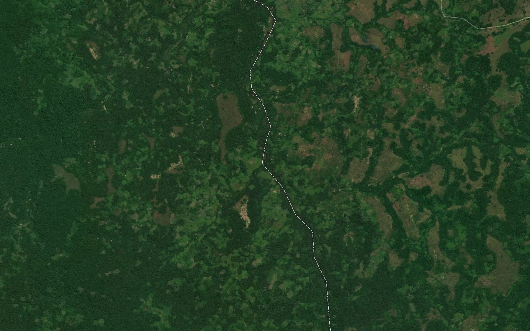 Satellite map of the Lombo