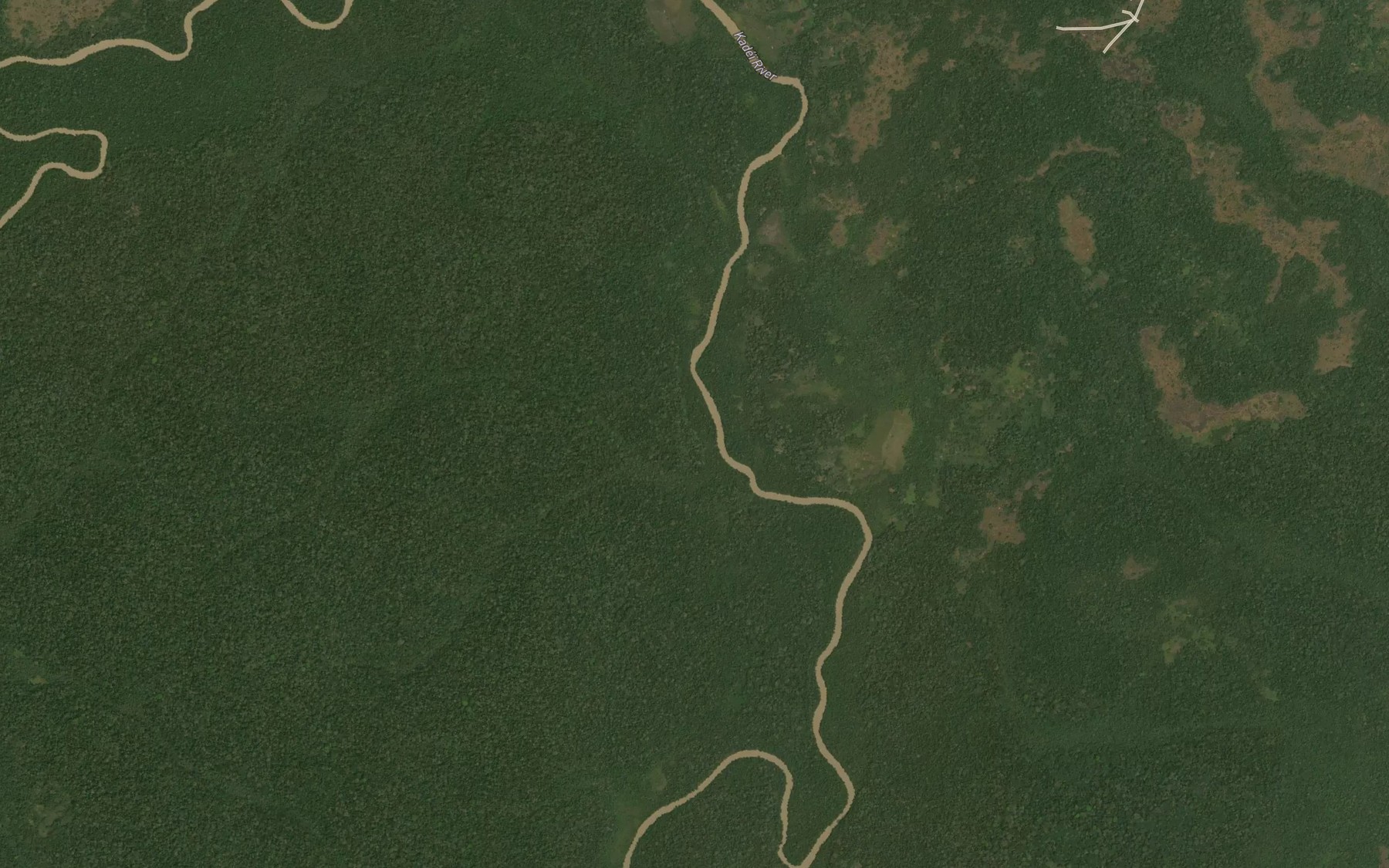 Satellite map of the Niadjonjele