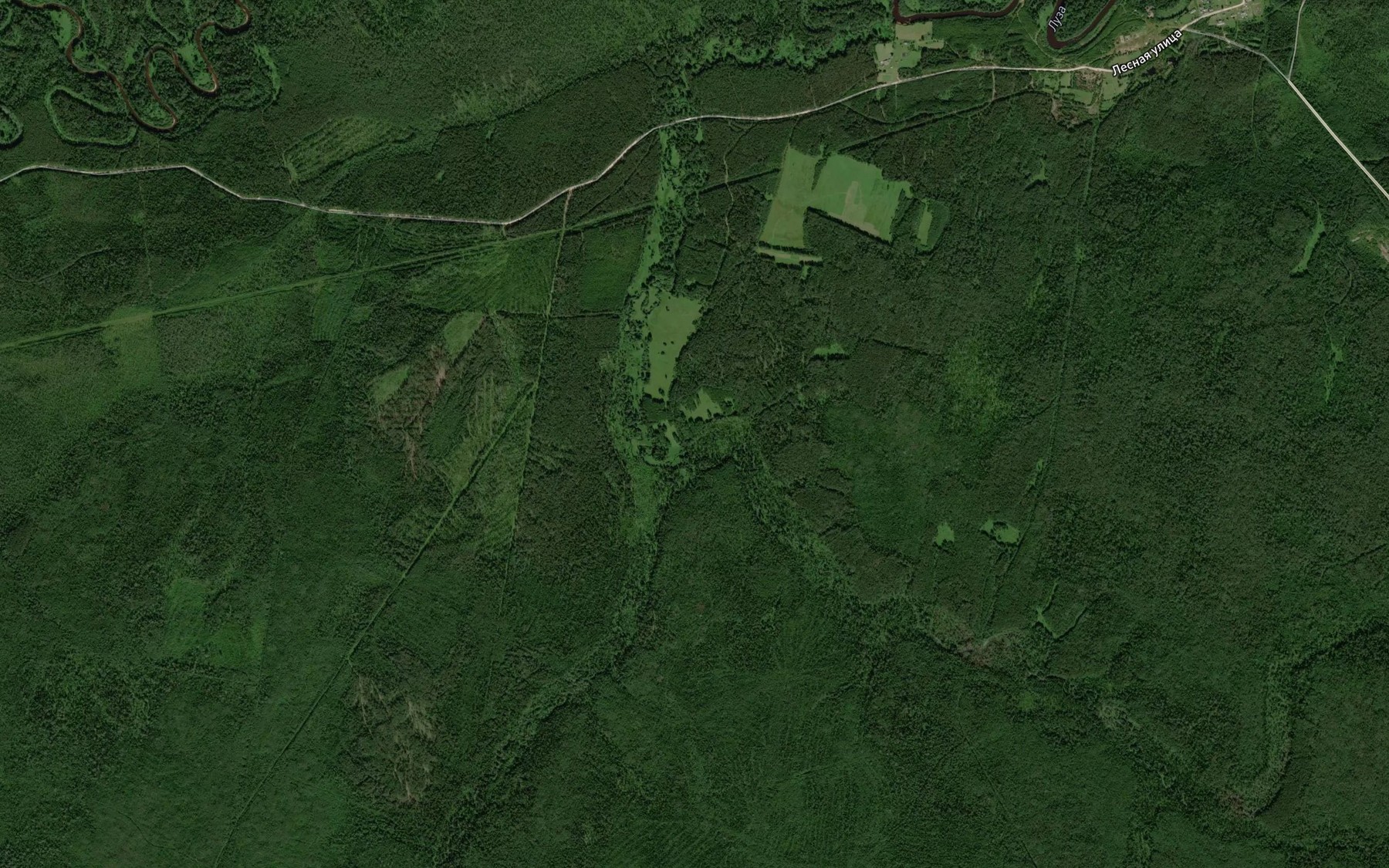 Satellite map of the Utrennyaya Roshcha
