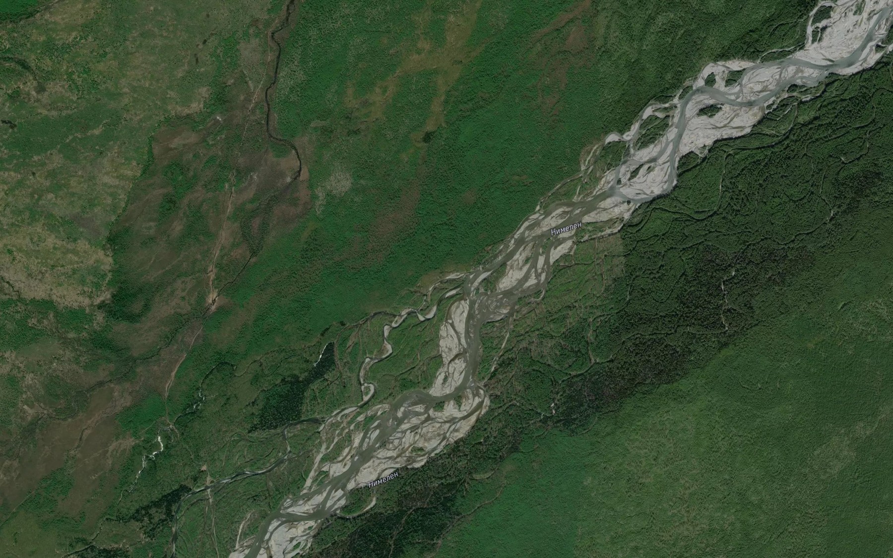 Satellite map of the Unmagokan