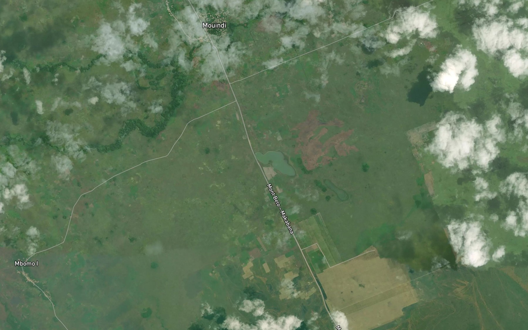 Satellite map of the Mafoutou