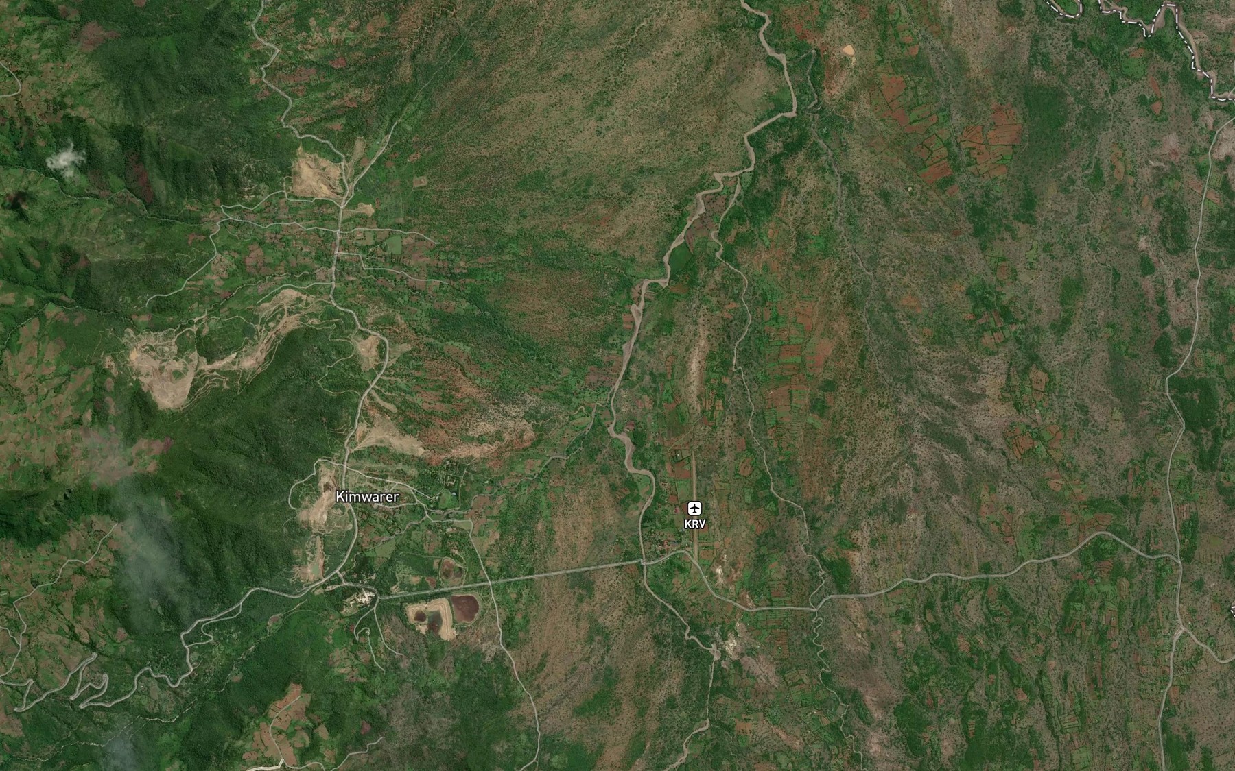 Satellite map of the Mong