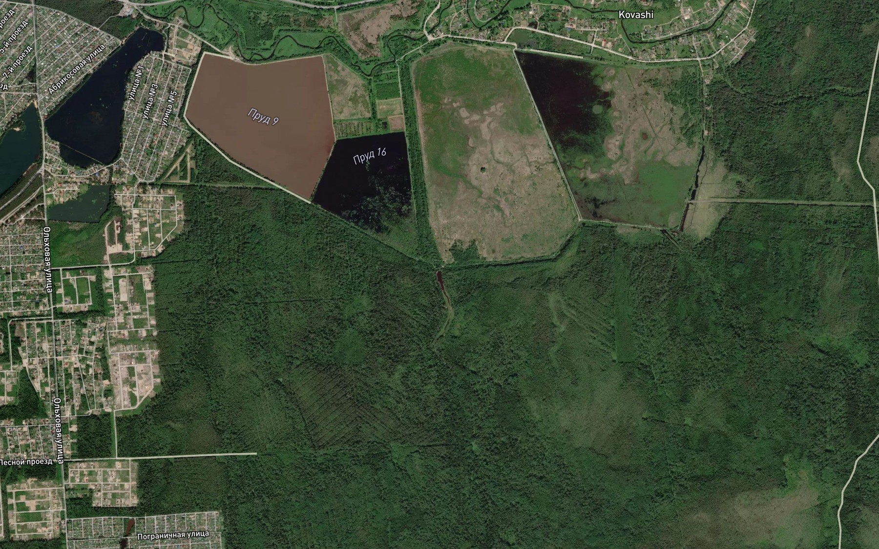 Satellite map of the Lubenskaya