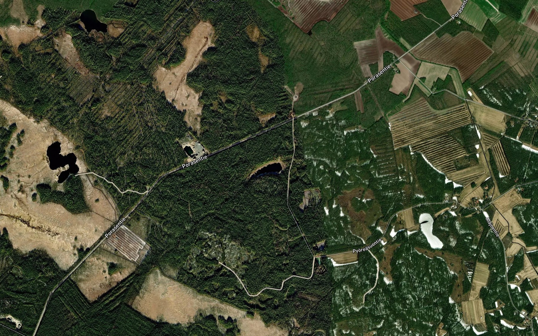 Satellite map of the Metsalampi