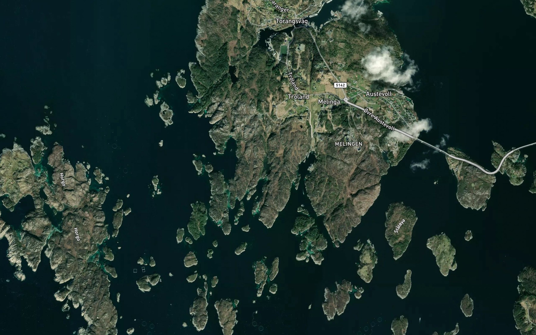 Satellite map of the Folesvagen