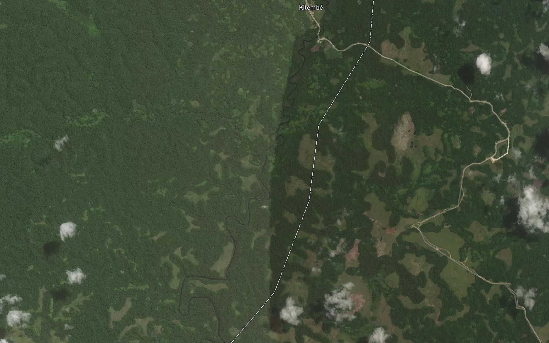 Satellite map of the Lekasa