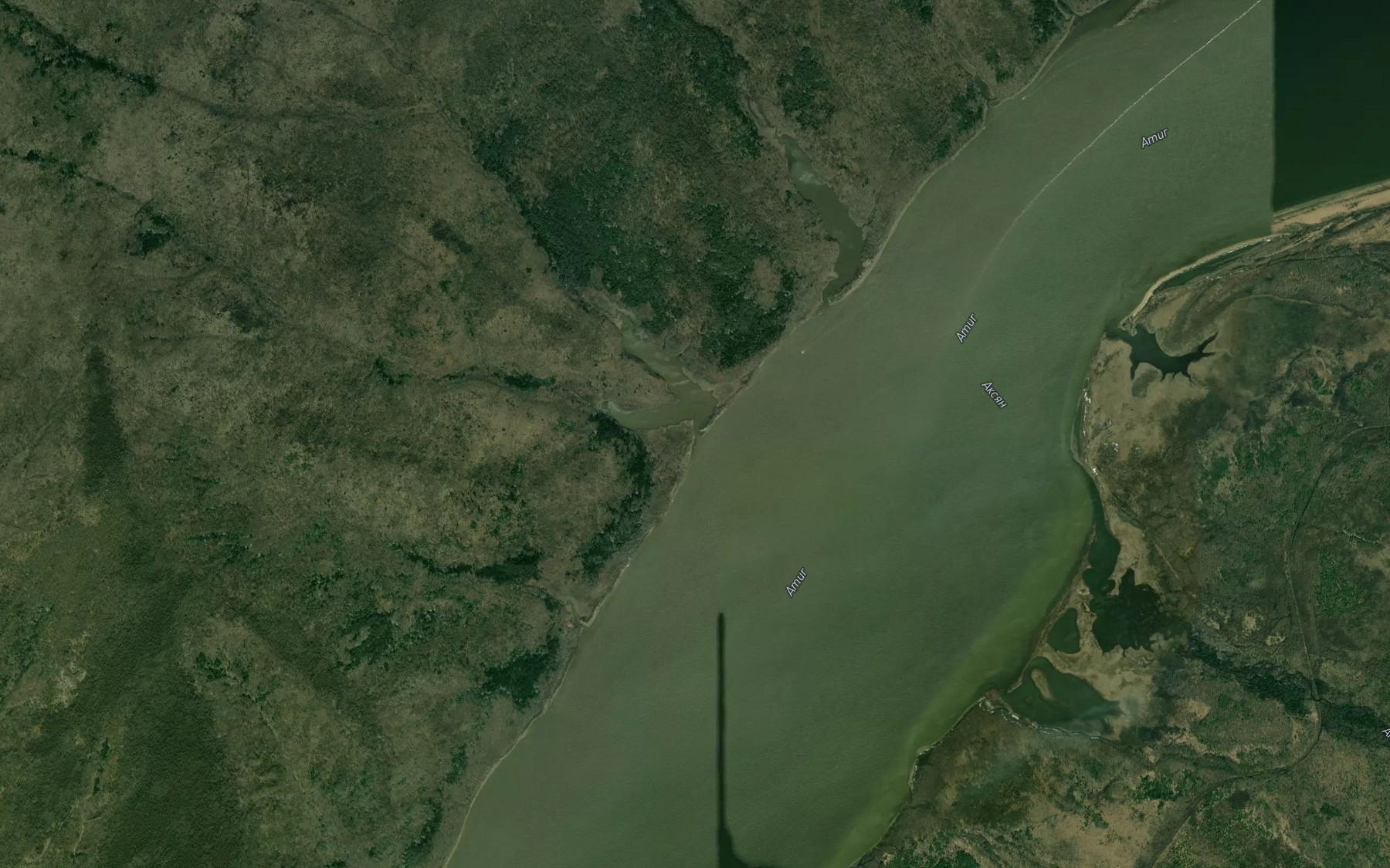 Satellite map of the Tikhiy
