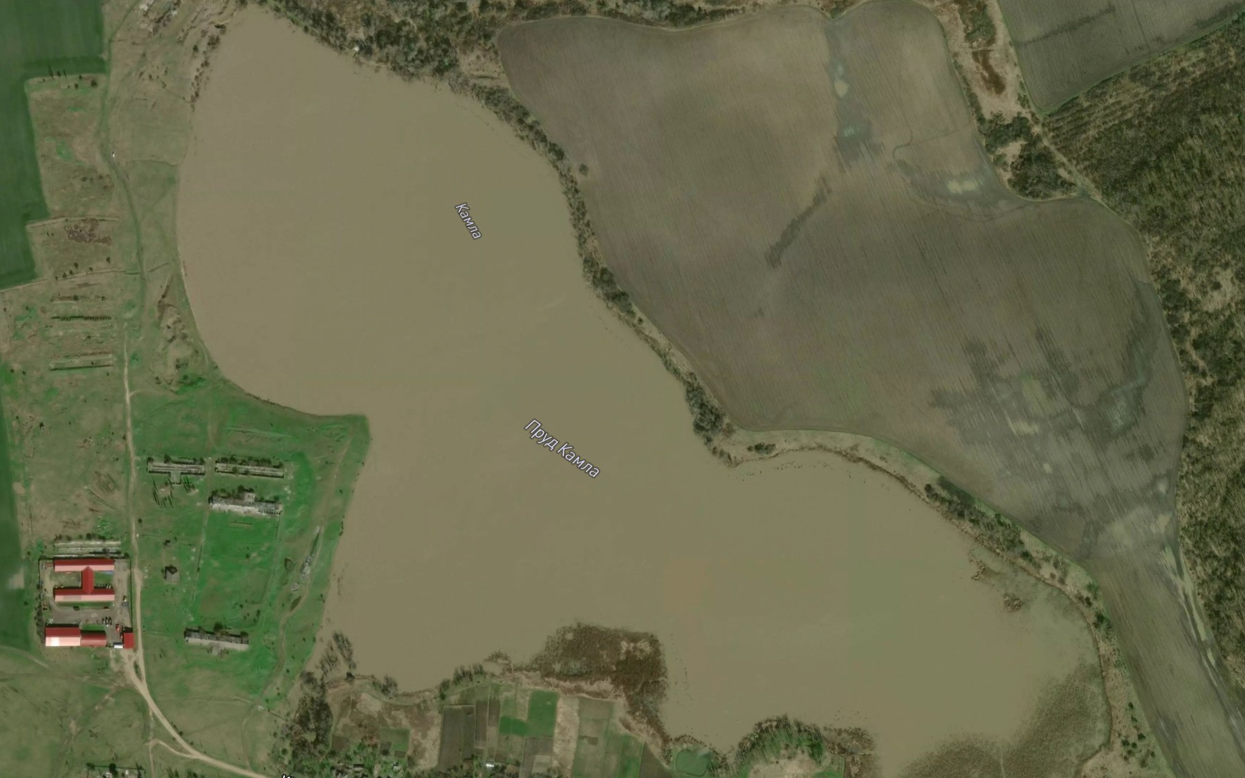 Satellite map of the Prud Kamla