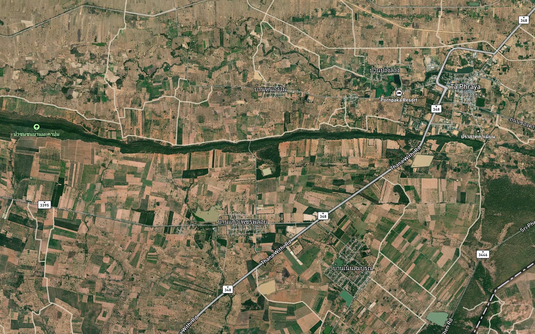Satellite map of the Nong Raboet Luk Chang