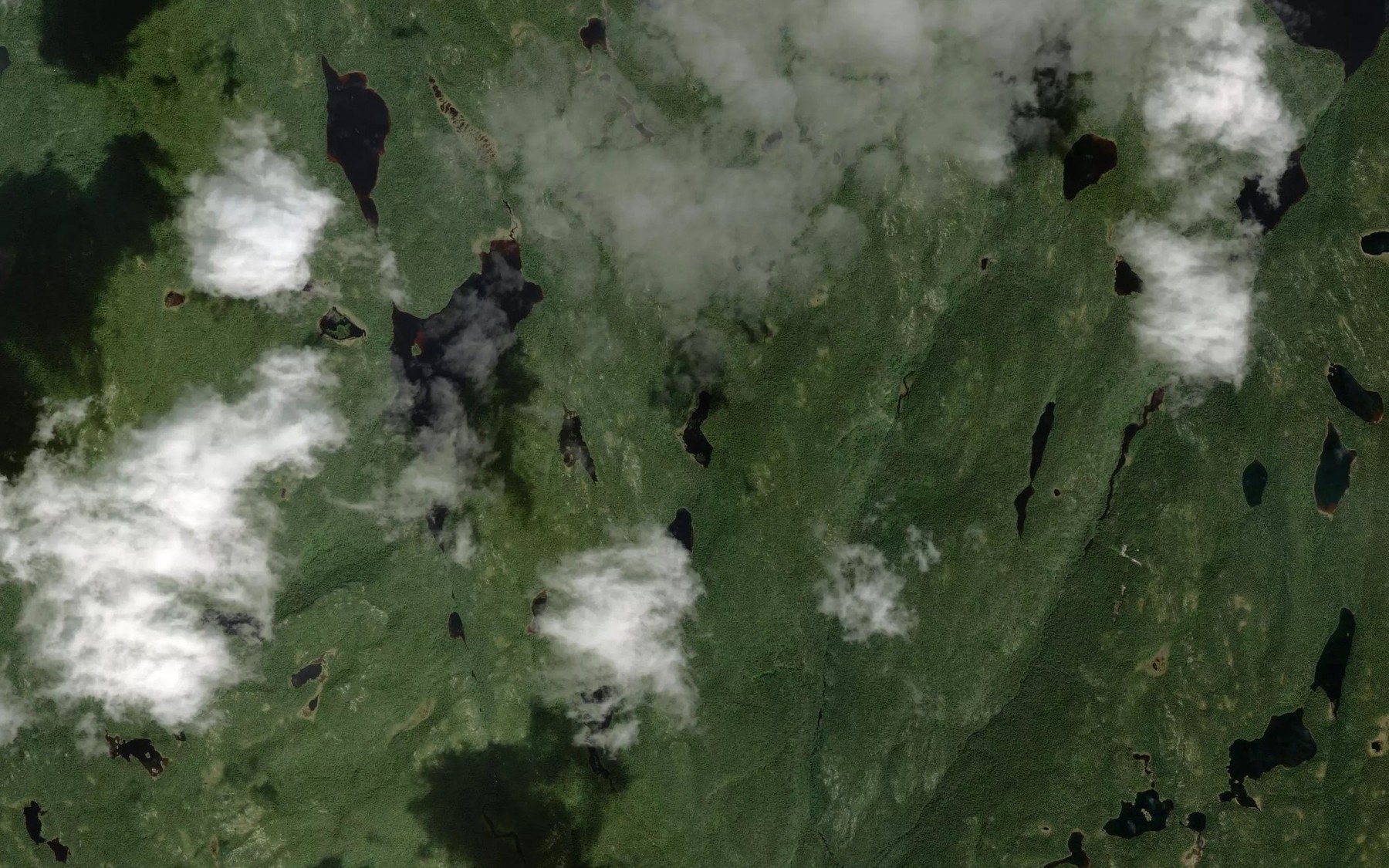 Satellite map of the Lac Larbre