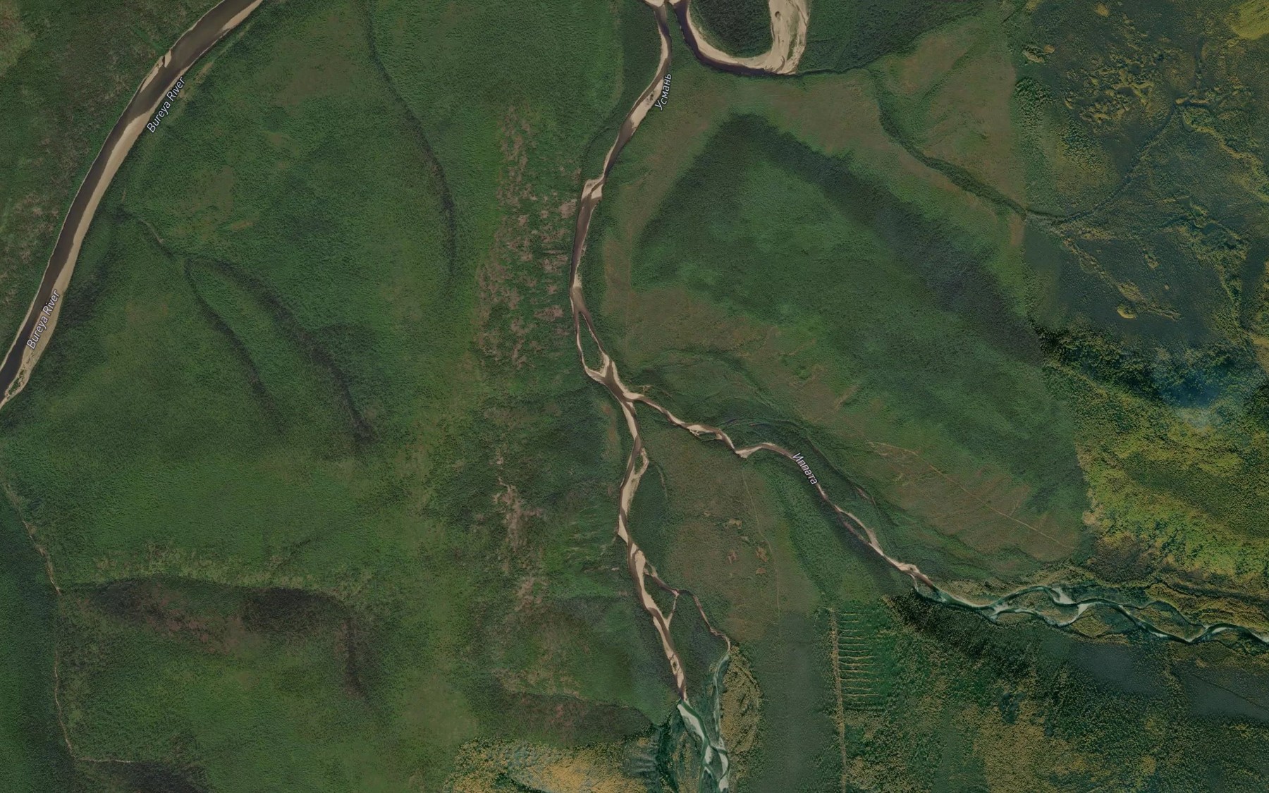Satellite map of the Ippata