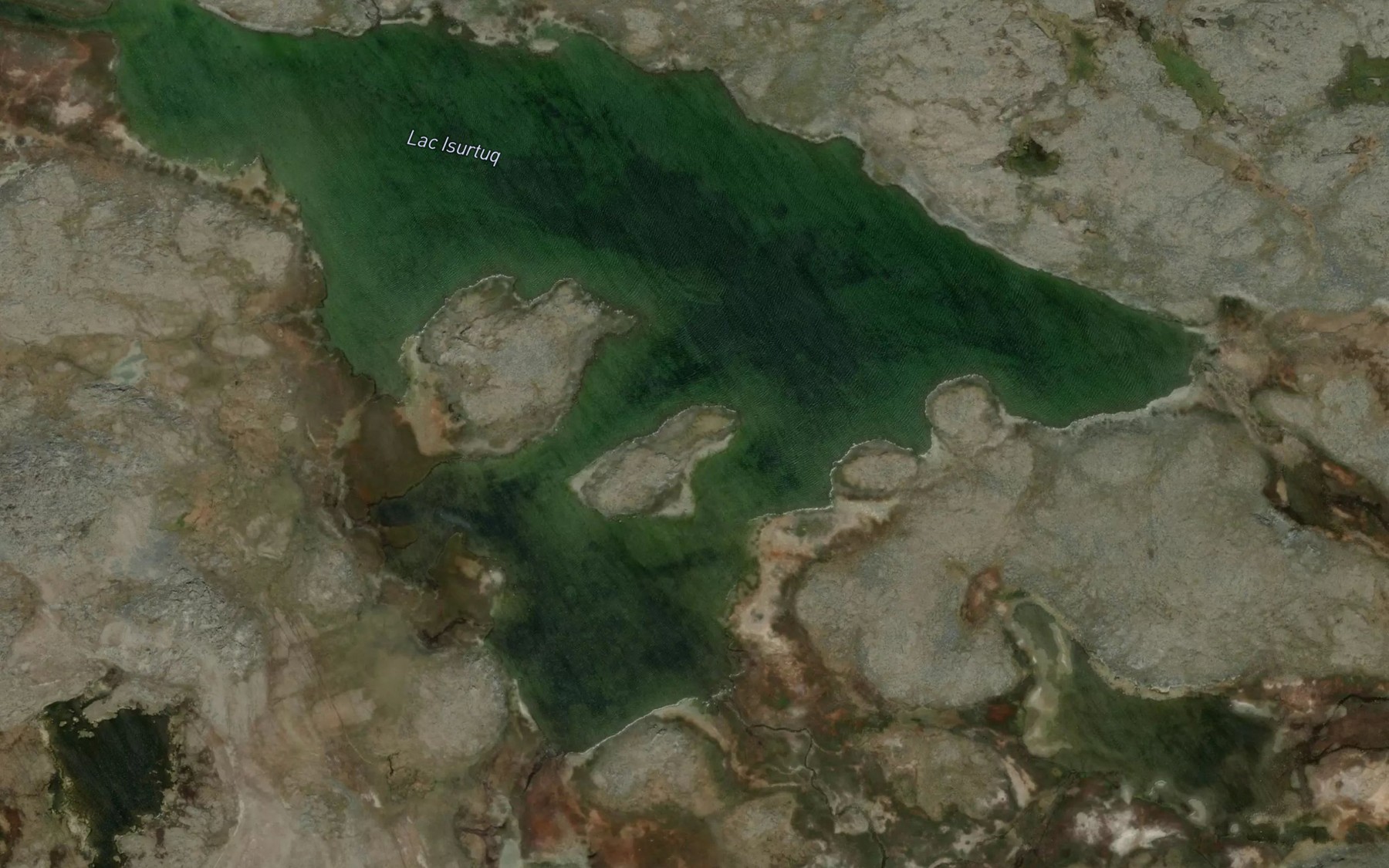 Satellite map of the Lac Isurtuq
