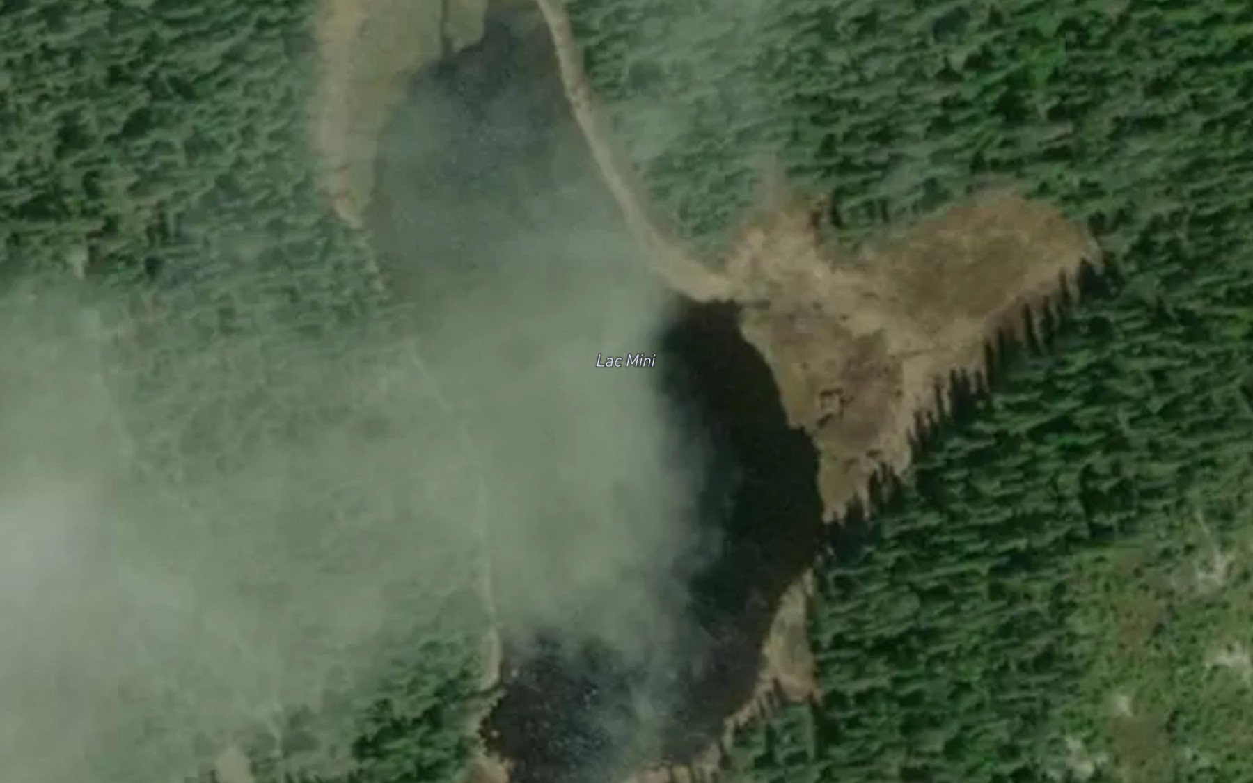 Satellite map of the Lac Mini